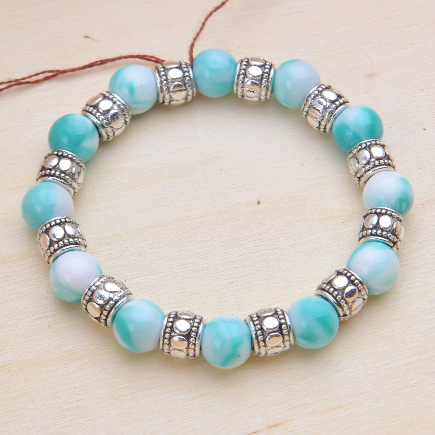 100pcs Tibetan Silver Spacer Beads Large Hole Beads Charms Hollow Tube Bead for DIY Necklace Bracelets