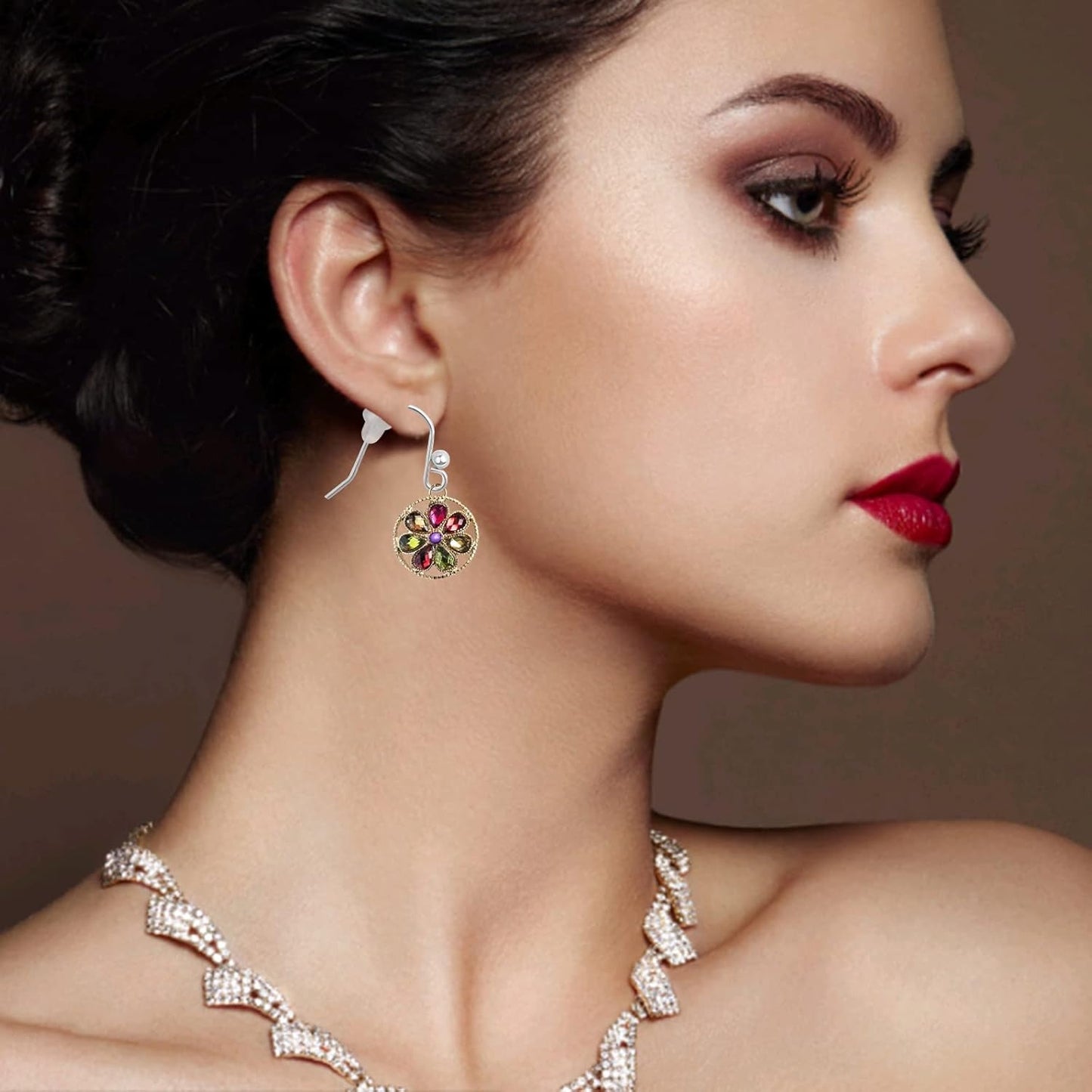 50pcs Stainless Steel French Earring Hooks Hypo-allergenic Ear Wires Ball Fish Hooks with 50pcs Clear Bullet Earring Backs for DIY Dangle Earrings Jewelry Making