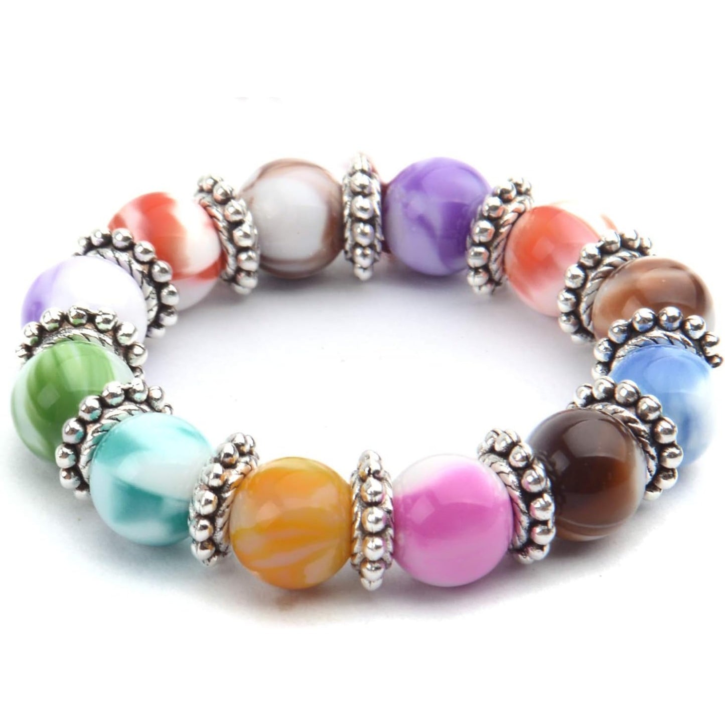 100pcs 8mm Antique Silver Spacer Beads Tibetan Alloy Bead Spacers for DIY Necklace Bracelets Crafting,Gear-Shaped