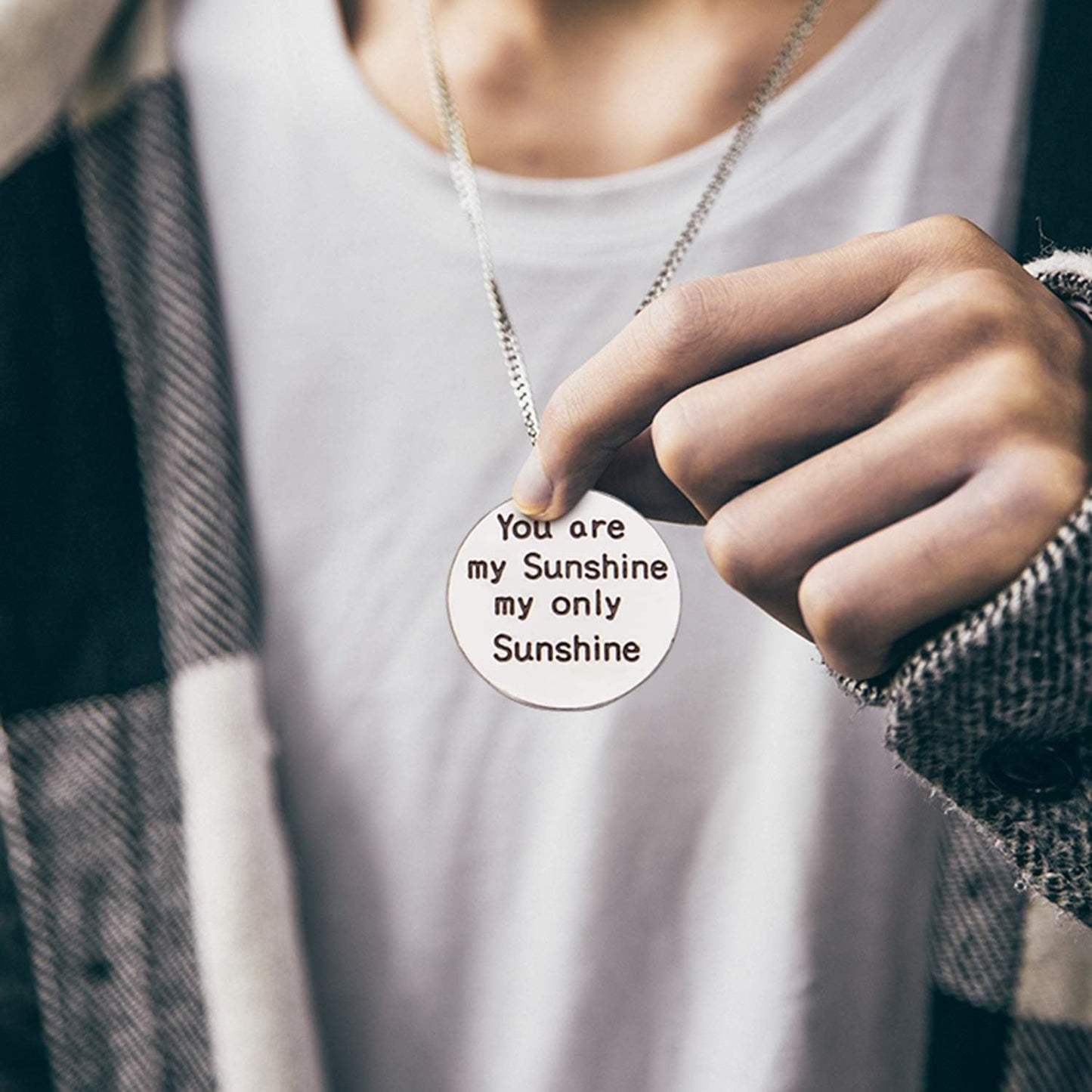 Inspirational Words Charms, 30pcs Lettering Saying Pendants (you are my sunshine my only sunshine) Charms Beads Jewelry Findings for DIY Necklace Bracelet - Double-Sided Design