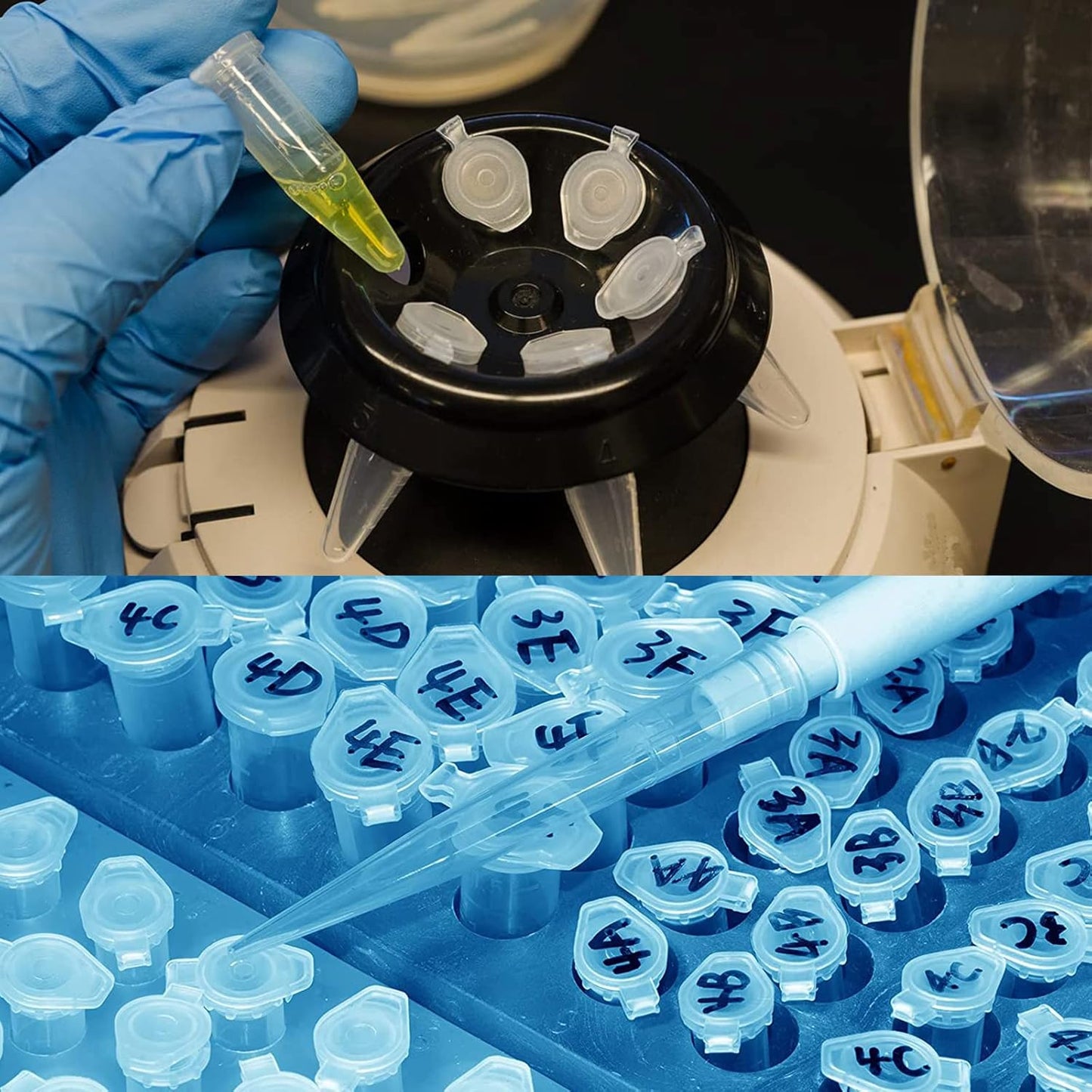 210pcs 0.5ml Centrifuge Tubes Plastic Graduated Polypropylene Microcentrifuge Vials Tubes Mirco Test Tubes with Snap Cap for Sample Storage Container No-Leak, 7 Colors