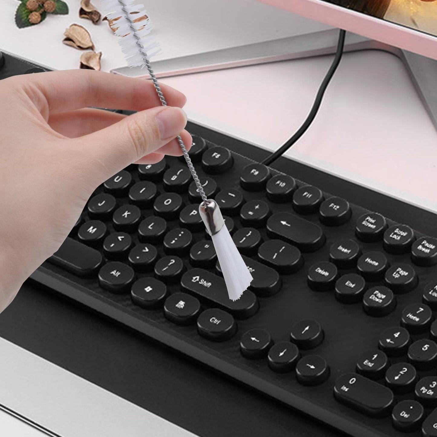 BronaGrand 5pcs Double Ended Sewing Machine Cleaning Brush,Brushes for Automobile,loudspeakers,Computer,Household Appliances