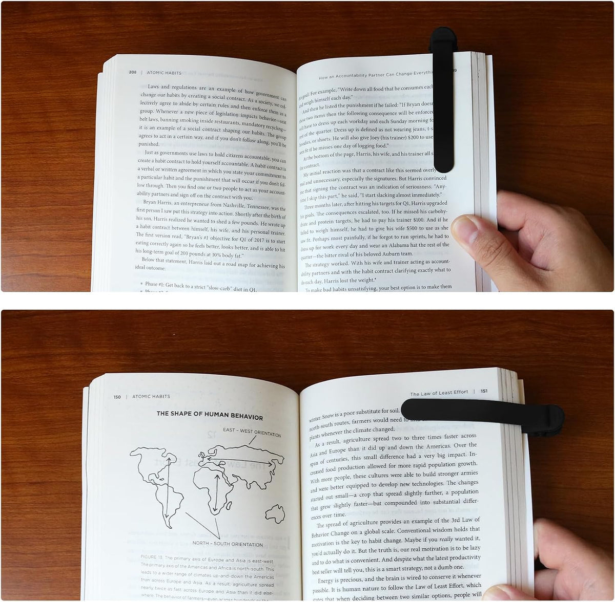 HENDEVL 3pcs Automatic Bookmark, Silicone Book Marks for Reading Women, Men, Kids, Book Lovers, Cute Unique Book Markers for Reading, Reading Accessories Gifts for Book Lovers