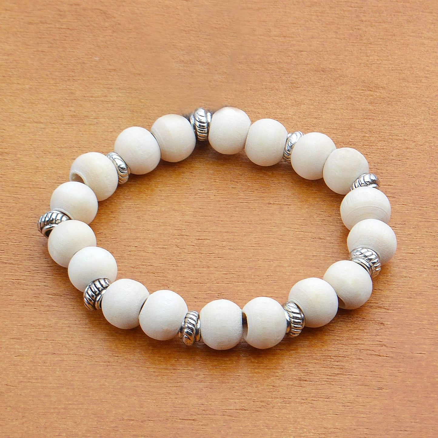 100pcs Silver Spacer Beads Round Tibetan Alloy Spacers Loose Spacer Bead for Necklace Bracelet Crafts,5.8 * 3.6mm