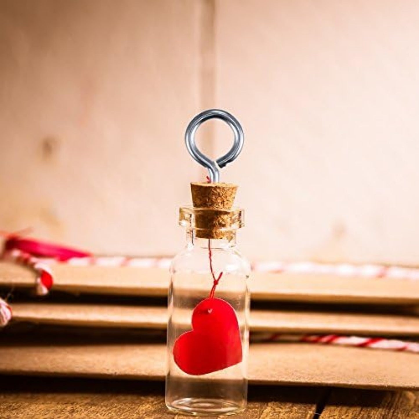 100 Pieces 1 inch Eye Hooks Small Screw Eyes Metal Eye Shape Screw Hooks Self-Tapping Screws Hooks Ring, Silver