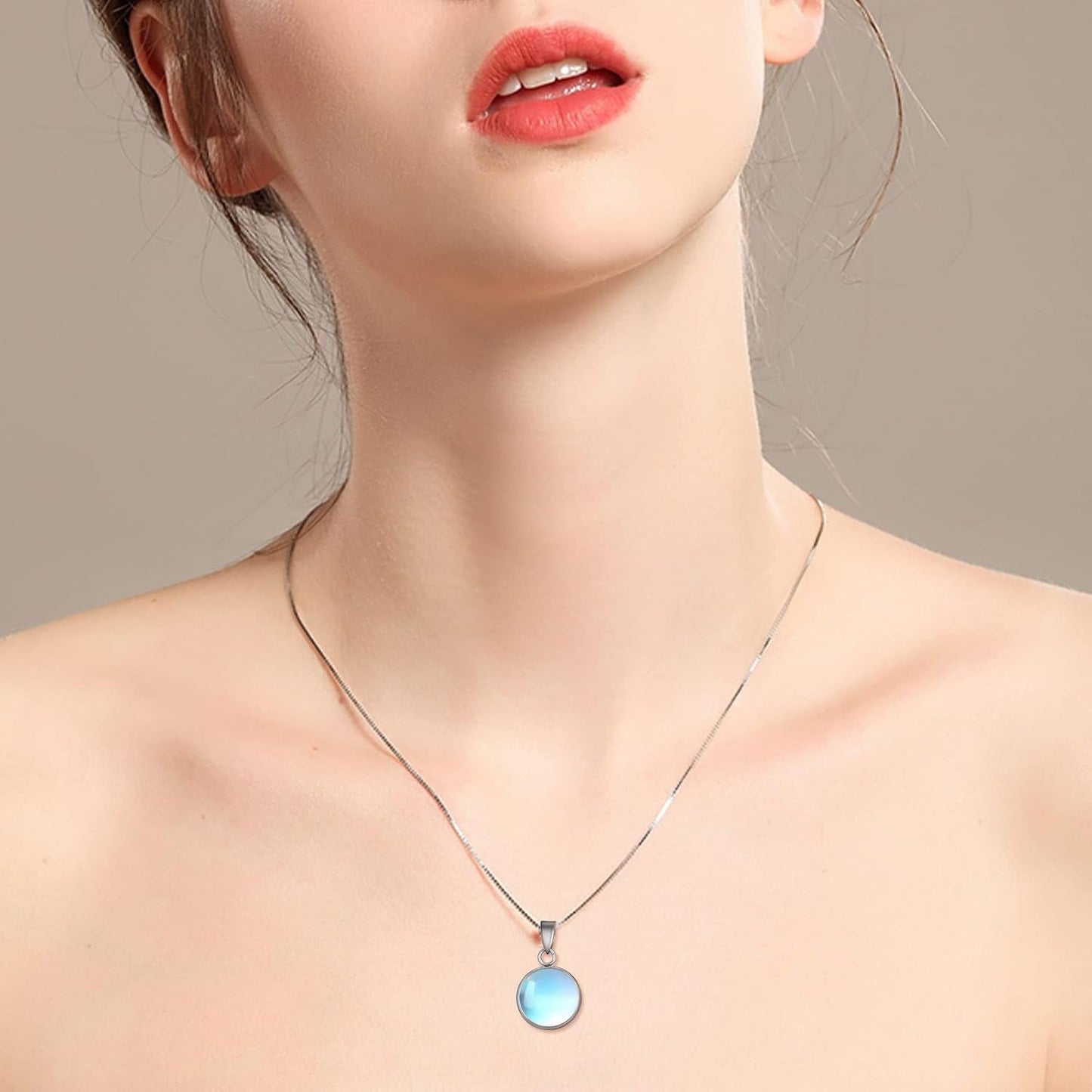 20pcs Stainless Steel Round Blank Bezel Pendant Trays with Pinch Clasp Buckle Base Cabochon Settings Charms Fit 12 mm for DIY Jewelry Making Cameo Photo Resin Crafts