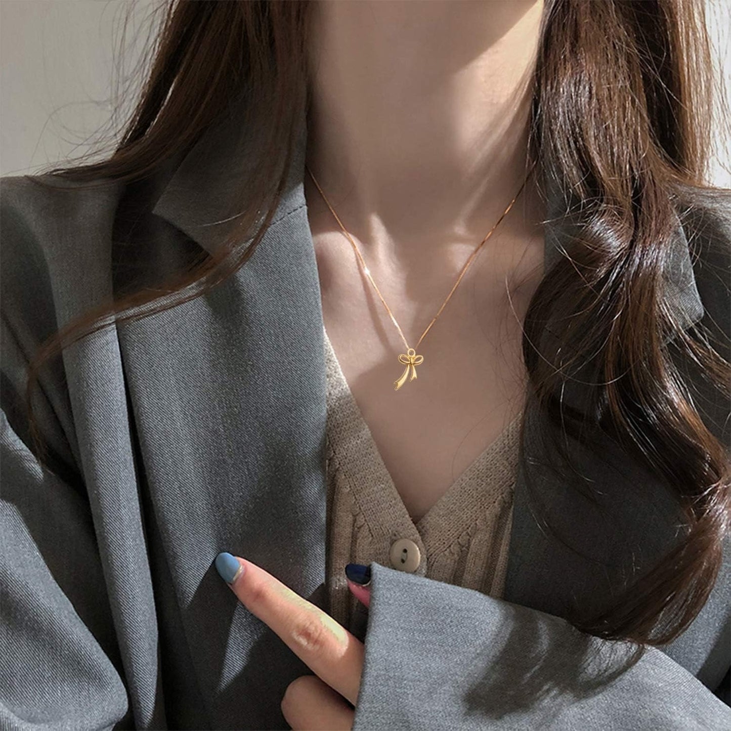 Bow Pendant Charms, 100 Gram(About 50-80pcs) Alloy Bow Tie Pendant Mixed Bow Pendant Handmade Bowknot Charms Crafts for Bracelet Necklace Jewelry Making, 10-70mm