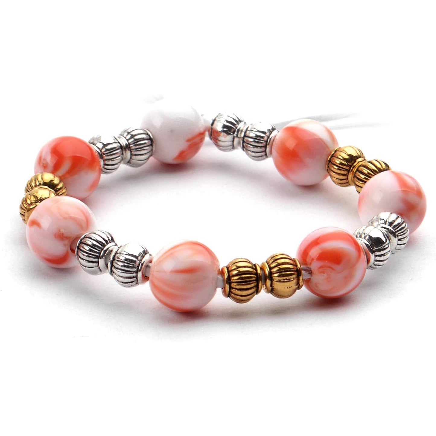200pcs Antique Spacer Beads Round Lantern Shaped Alloy Spacers for Making Bracelets Necklaces,5 * 4mm