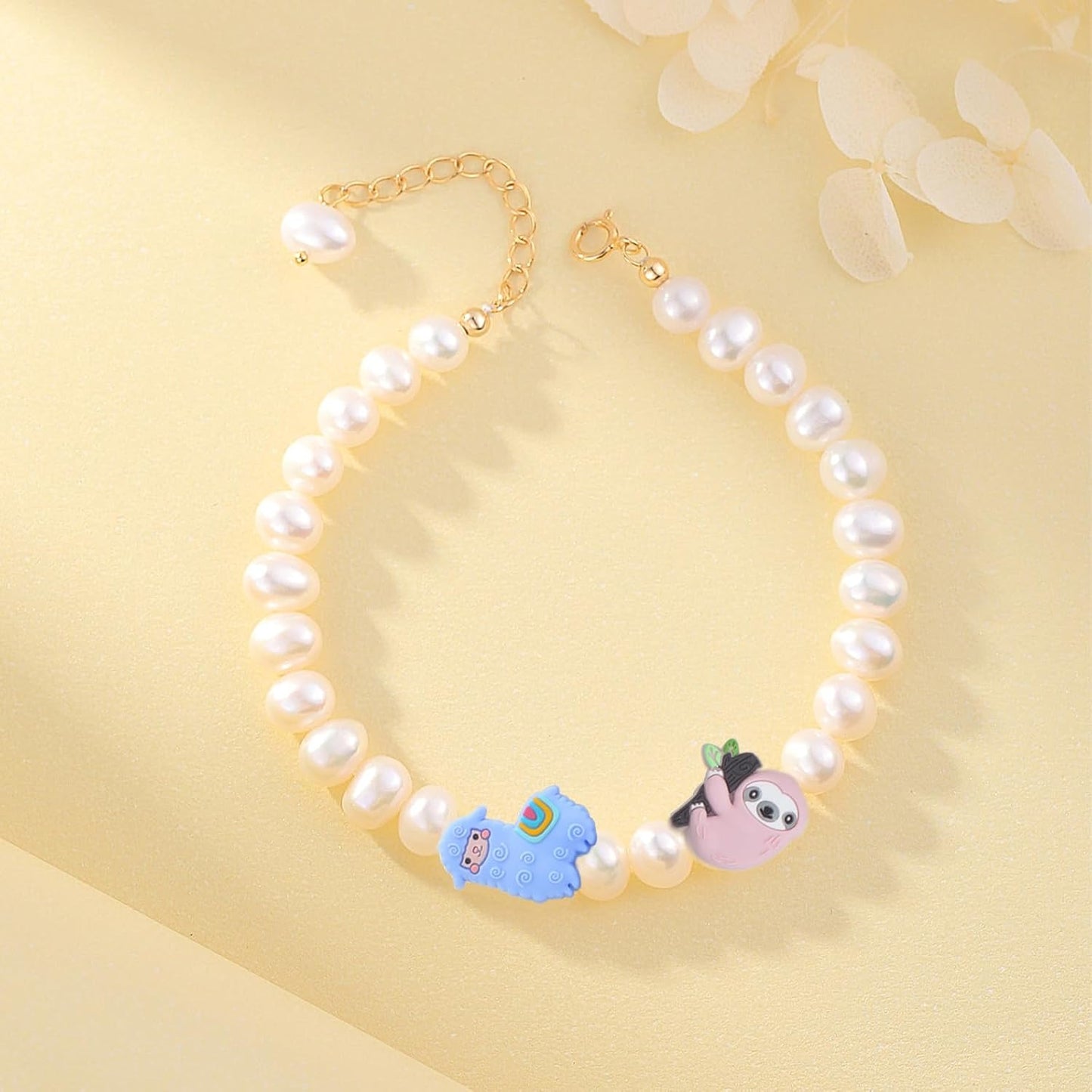 9pcs Animal Shape Silicone Focal Beads for Pen, Colorful Alpaca Sloth Cartoon Silicone Beads Character Rubber Beads Bulk for DIY Bracelet Keychains Jewelry Making Craft Projects