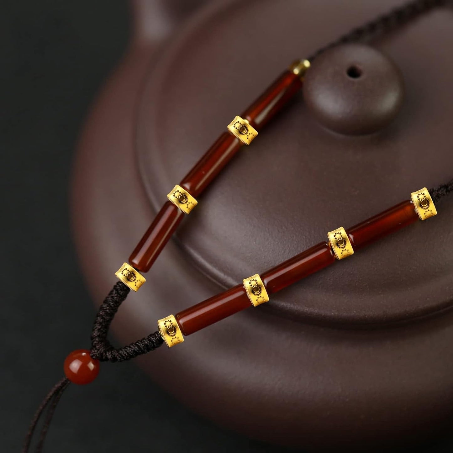 200pcs 8mm Antique Spacer Beads Round Rondelle Beads European 5.5mm Hole for Bracelet Necklace DIY Jewelry Making,4 Colors