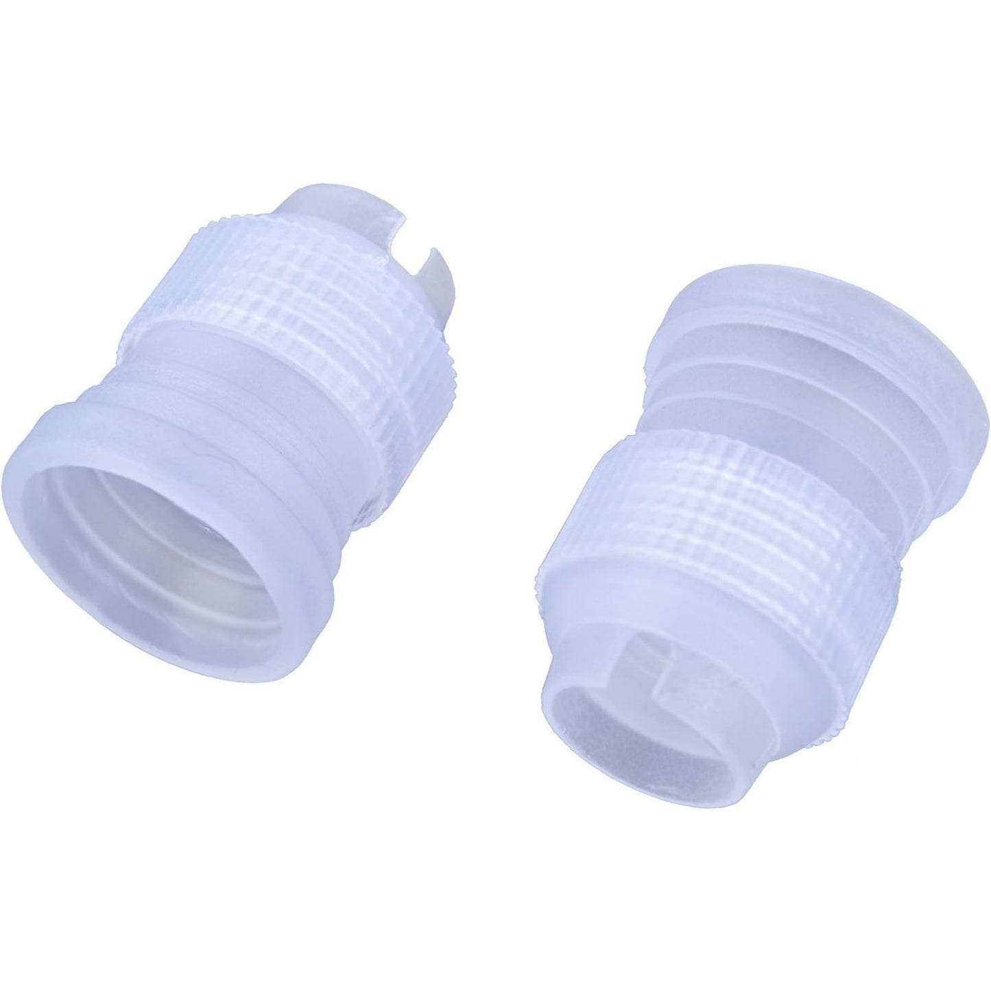 10pcs Plastic Standard Couplers Pipe Tip Coupler Cake Decorating Couplers for Icing Nozzles,White