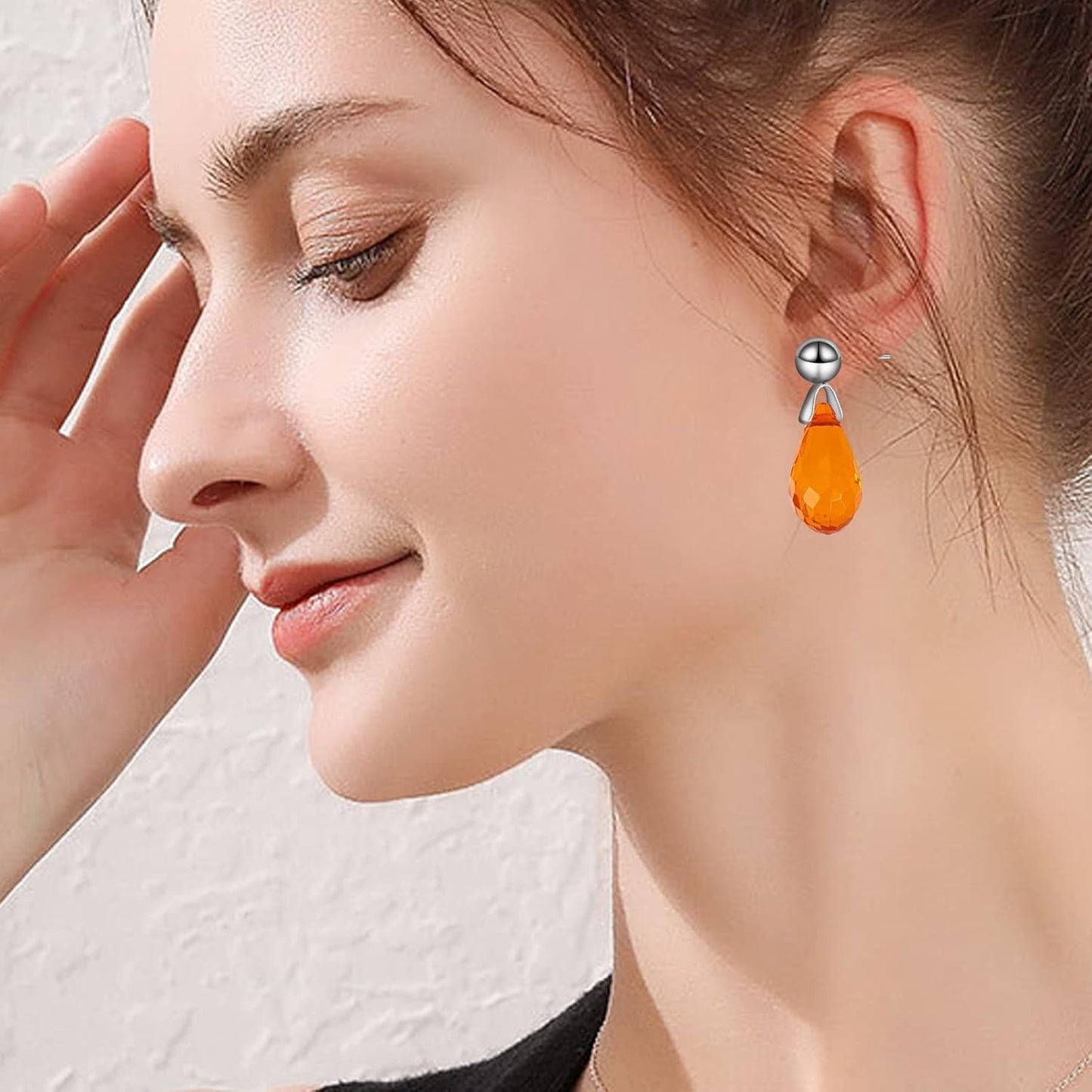 30pcs Stainless Steel Ball Post Earring Studs with Pendant Claps Round Ball Earring Posts and 30pcs Butterfly Earring Backs Set for DIY Jewelry Making Supplies