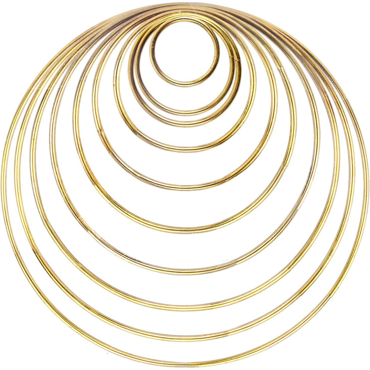 Metal Rangs For Top BronaGrand 10 Pieces Metal Rings Craft Metal Hoops Macrame Rings for