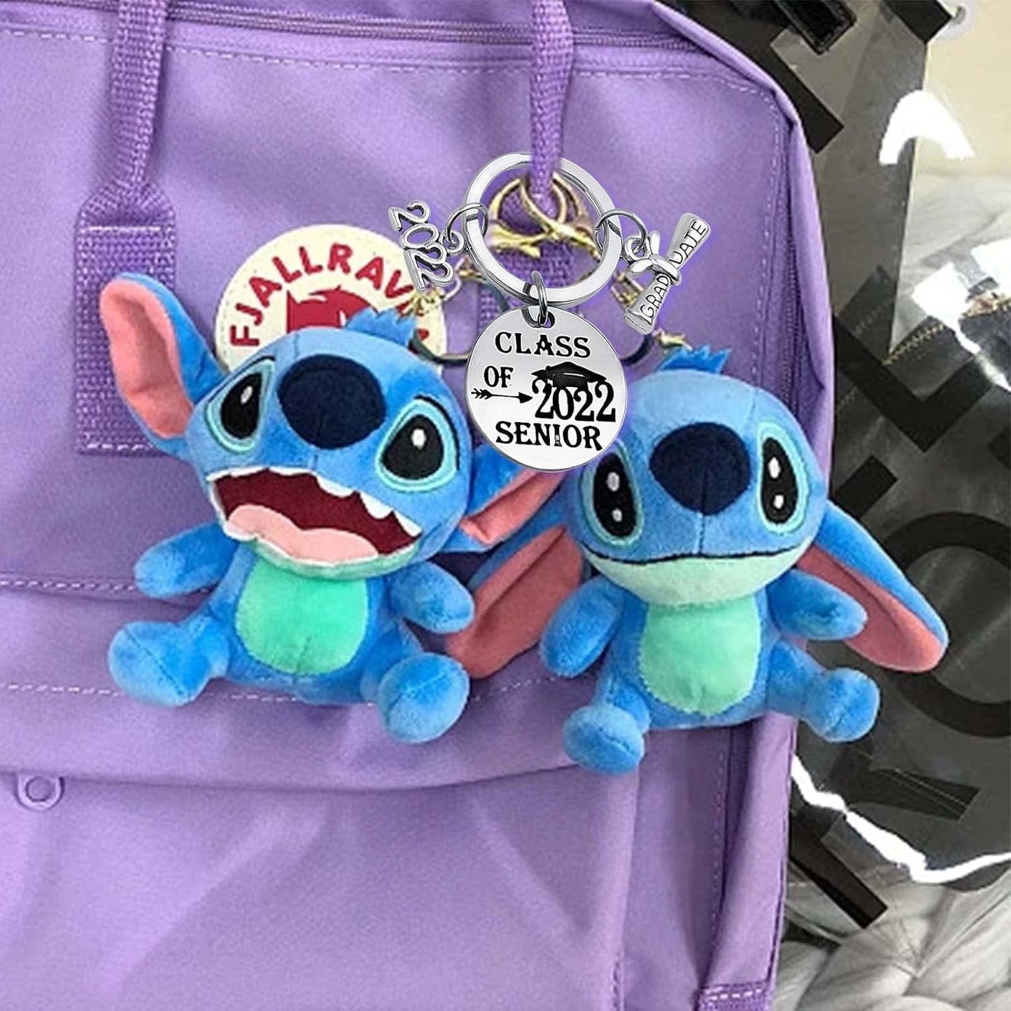 5pcs Stainless Steel Graduation Gifts Keychains for Class of 2022 Inspirational Gift Key Rings for 2022 Graduation Congratulations Birthday Encouragement Gifts, 5 Styles