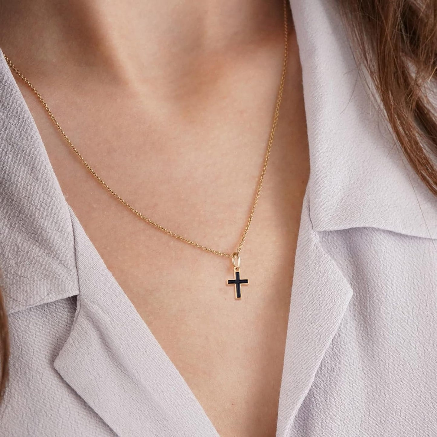 40pcs Round Enamel Cross Charms Alloy Crucifix Charm Pendants for Jewelry Making Bracelet Necklace,4 Colors