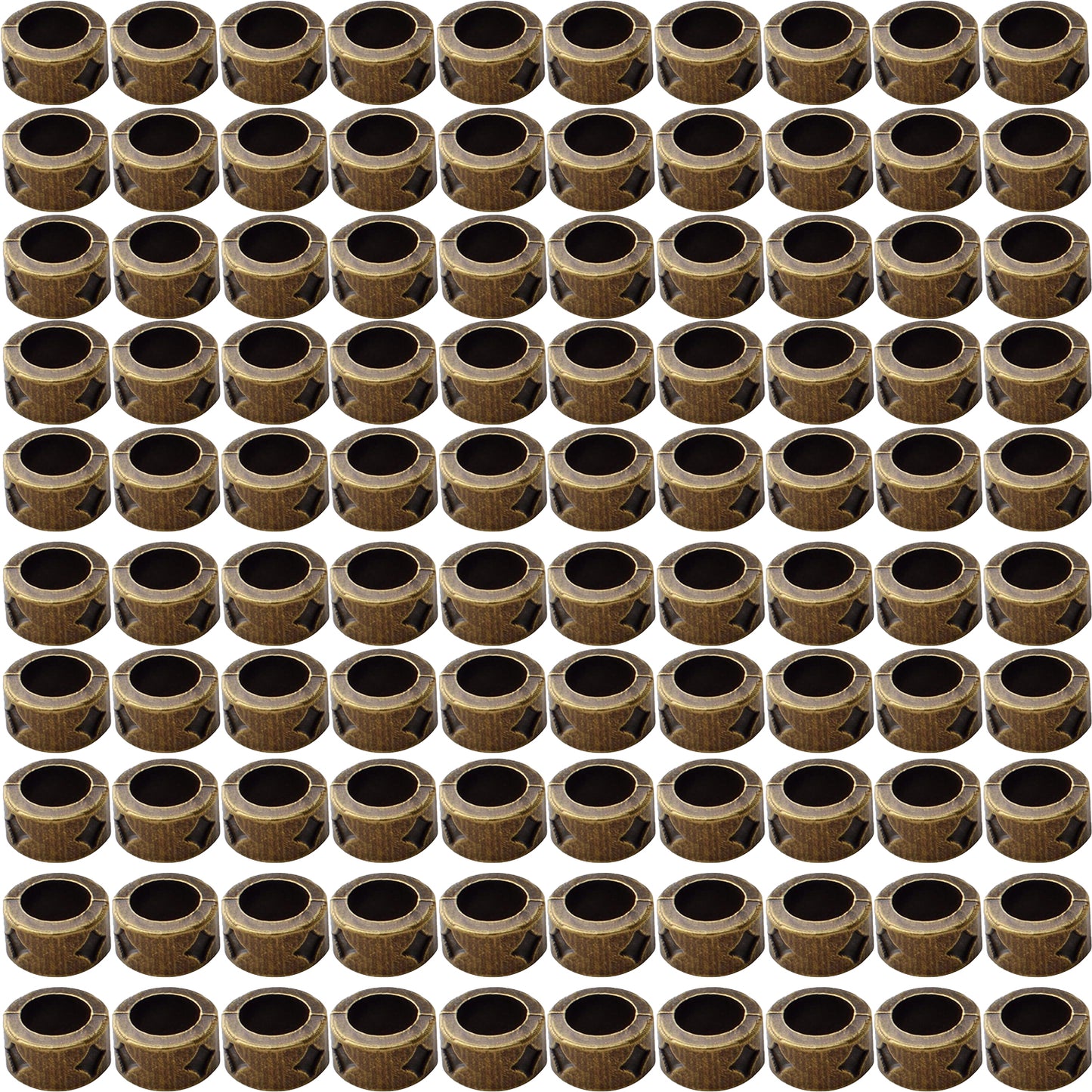 100pcs Spacer Bead Large Hole Alloy Tibetan Bead Spacers Tube Spacer Beads Column Beads Charm Beads for DIY Bracelet Necklace Jewelry Making and Crafting,Hole: 5.6mm