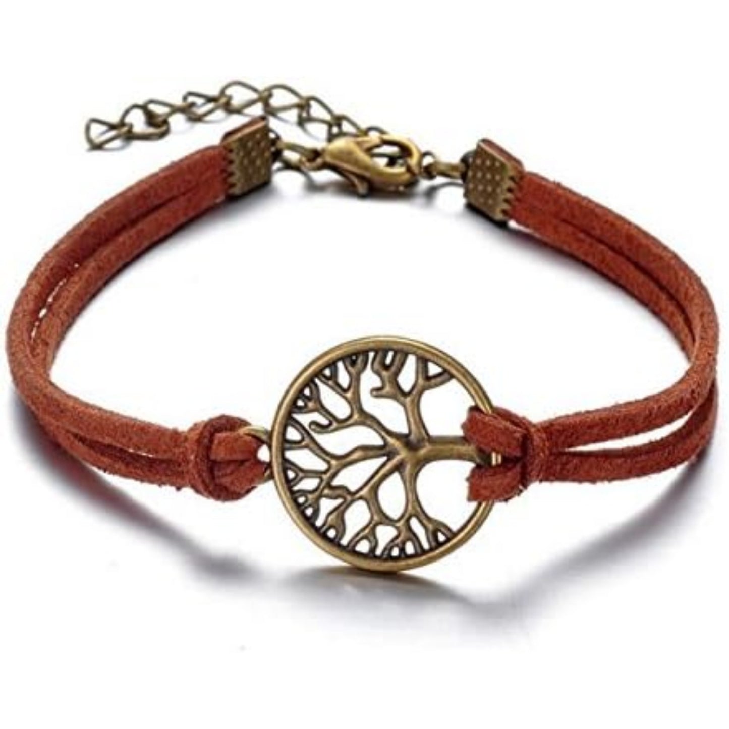 BronaGrand Pack of 50 Alloy Tree of Life Charms Pendents for Making Bracelet and Necklace