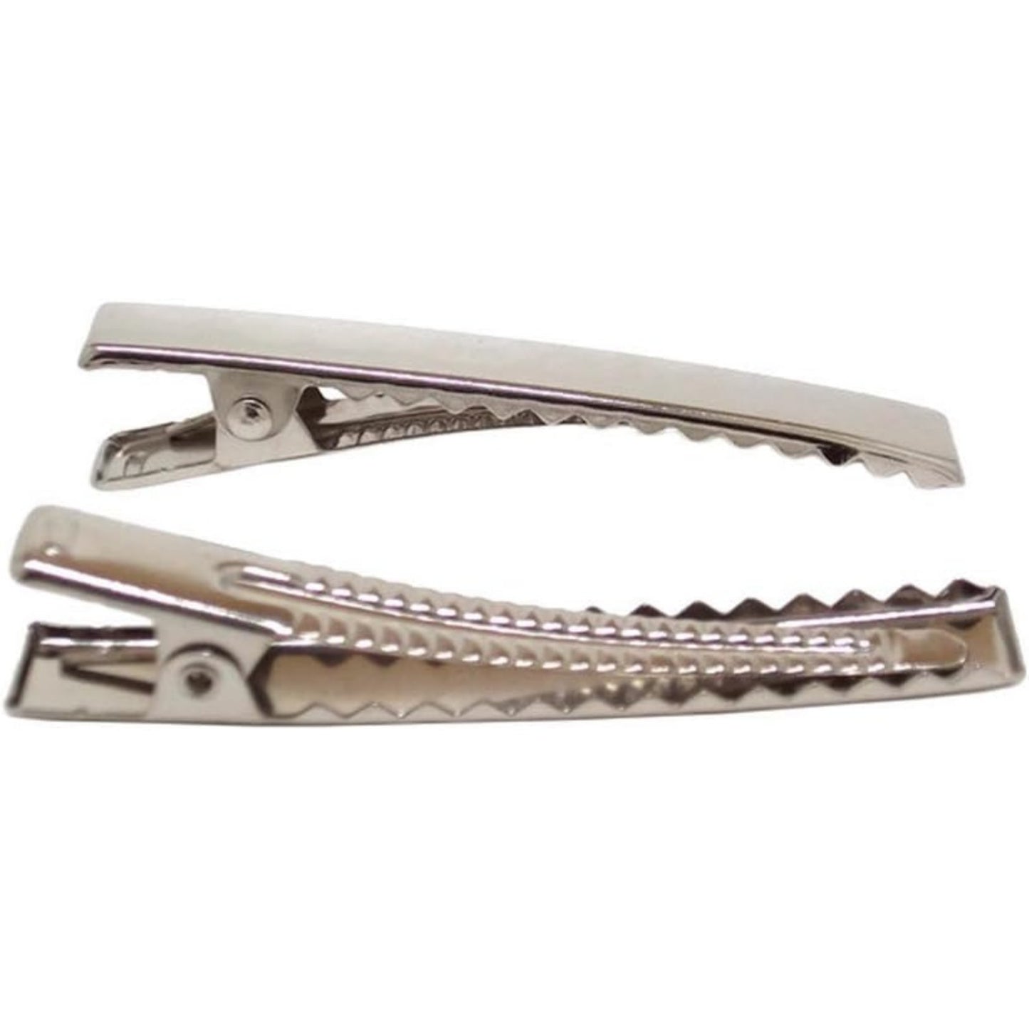 120pcs 1.77inch Alligator Hair Clip Flat Top with Teeth for Arts & Crafts Projects, Hair Care
