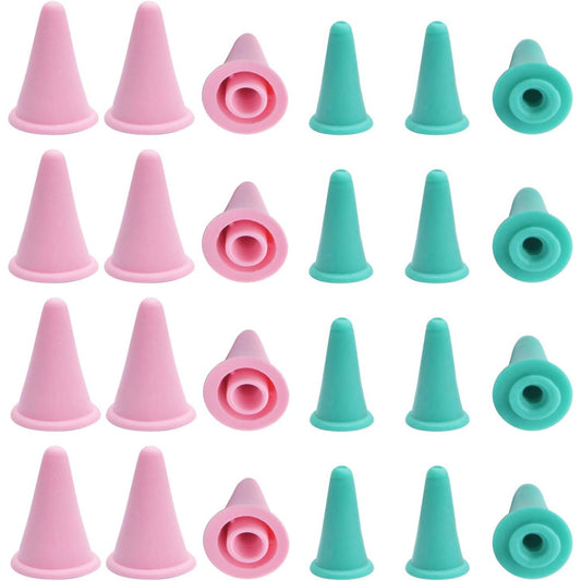 40 Pcs Knit Knitting Needles Point Protectors/Stoppers 2 Sizes for Knitting Craft(Needles Point Protectors) Random Color