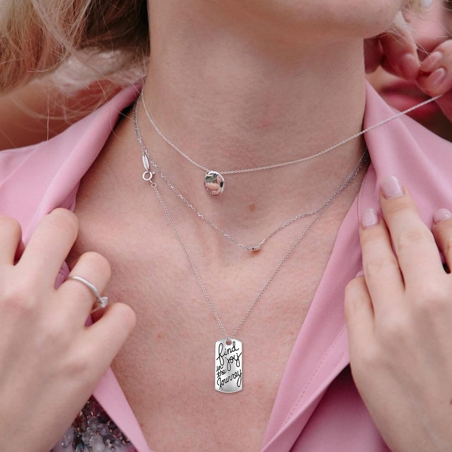 50 Pieces Antique Silver Inspirational Word Charms Alloy Engraved Motivational Words Message Pendants Charms for DIY Necklace Earrings Keychains Jewelry Making