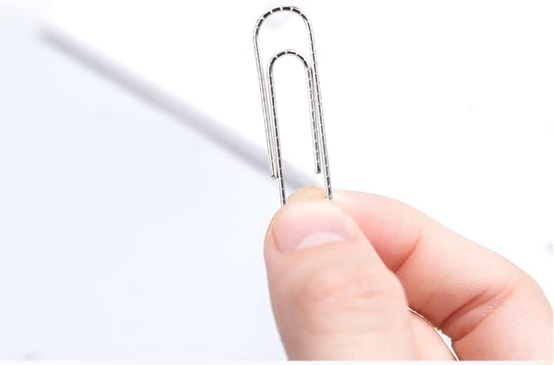 Aylifu Paperclips for Office School & Personal Use, #1 Nonskid Paper Clip (1-2/7"), 600 Medium Paper Clips (6 Boxes of 100 Each), Silver | Medium paper clips for office, school and personal use, conveniently packed in 6 boxes of 100 each.