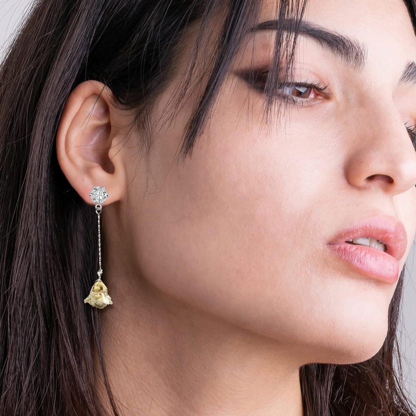 40pcs Cubic Zirconia Earring Posts with Loop Rhinestone Earring Studs and 40pcs Ear Backs Stoppers Accessories for DIY Jewelry Making Wedding Birthday Gifts
