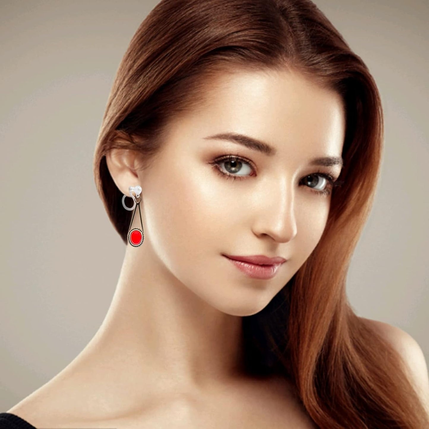 20pcs Transparent Plastic Clip-on Earring Converters Invisible U Type Earring Clips Painless Allergy-Free Resin Earring Components Findings for Non Pierced Ears