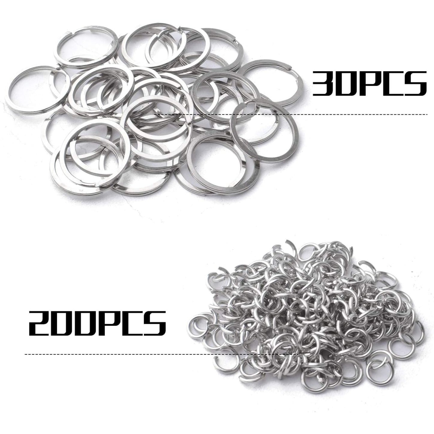 259pcs Metal Words Charms Inspirational Charms Jewelry Charm Pendants with Open Jump Rings Key Rings for DIY Jewelry Making Crafts Supplies