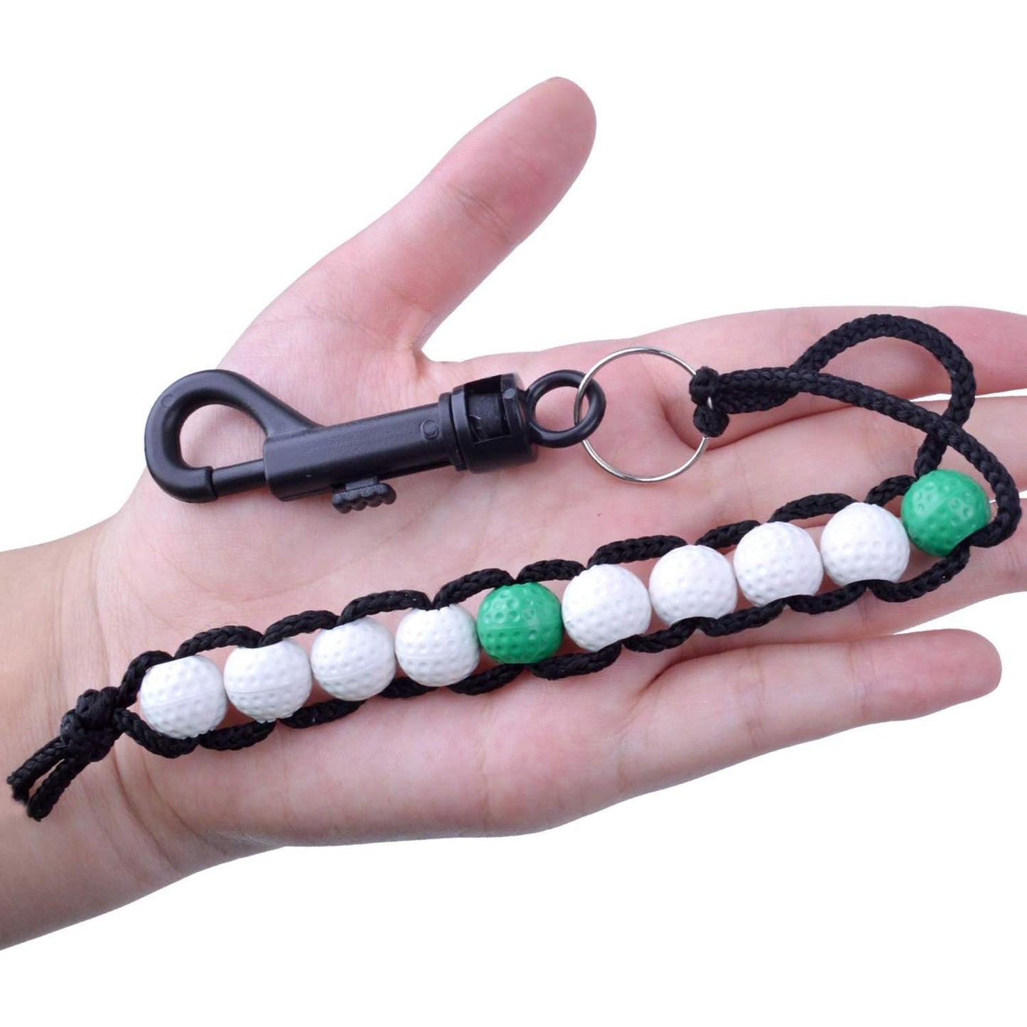 Bonayuanda 2pcs Golf Deluxe Beads Count Stroke Score Counter