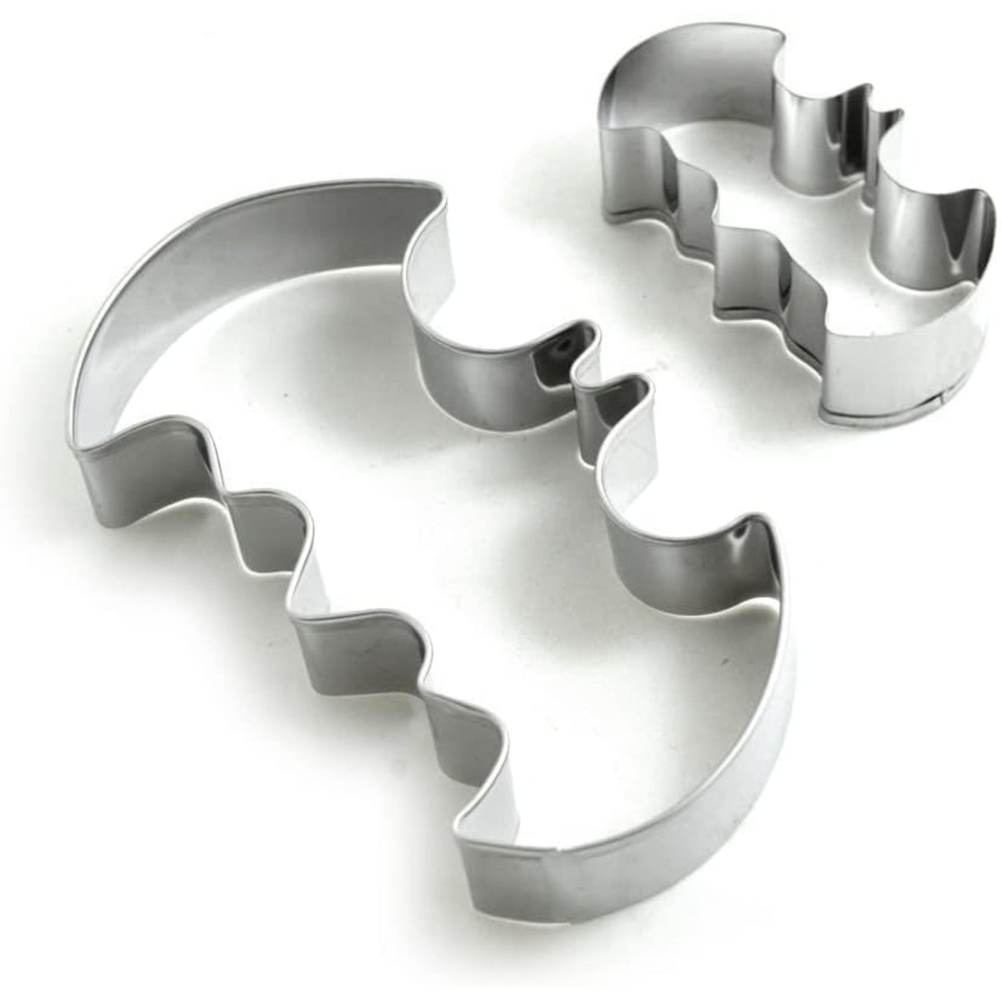BronaGrand Cookie Cutters Set Stainless Steel Mold (Set of 2), Silver