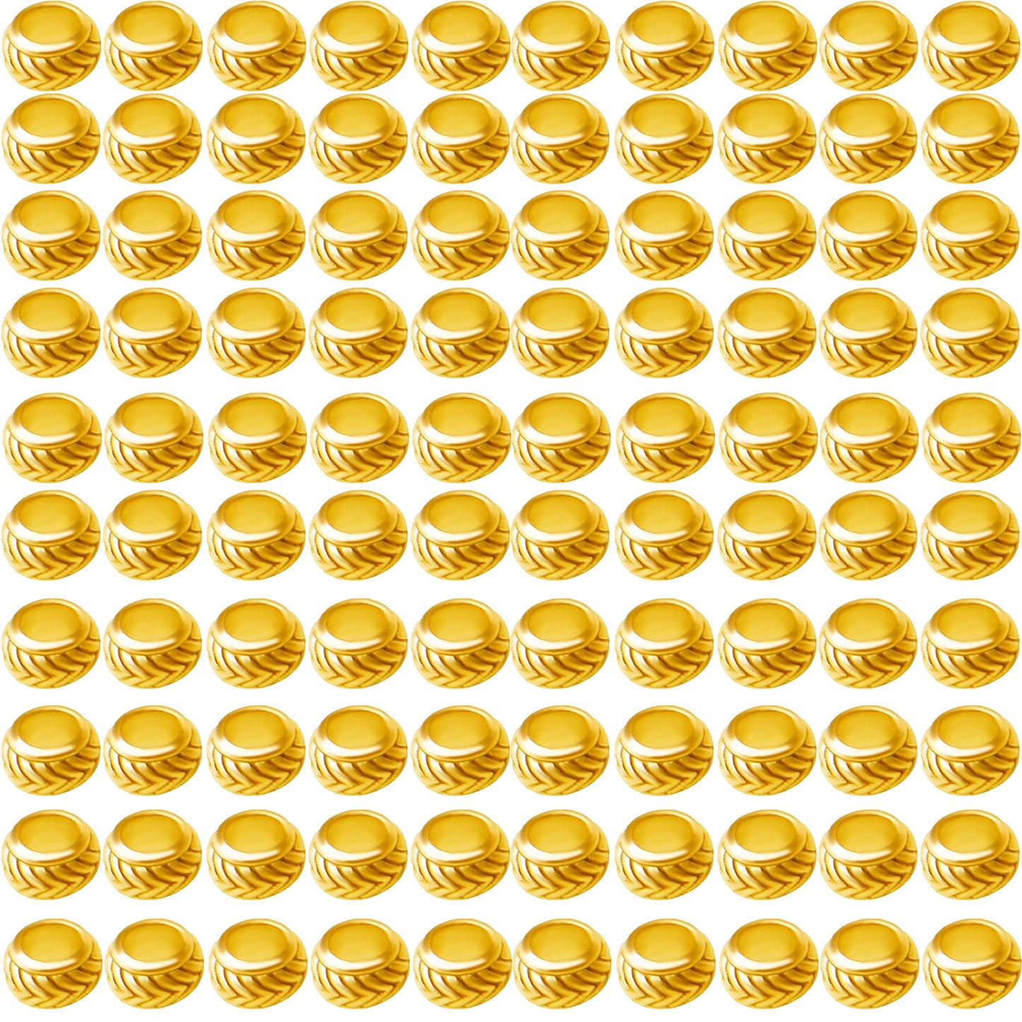 100pcs Large Hole Spacer Beads European Alloy Rondelle Spacers Loose Beads Jewelry Tube Spacers Jewelry Beads for Bracelet Necklace DIY Jewelry Making,Hole: 4.5mm
