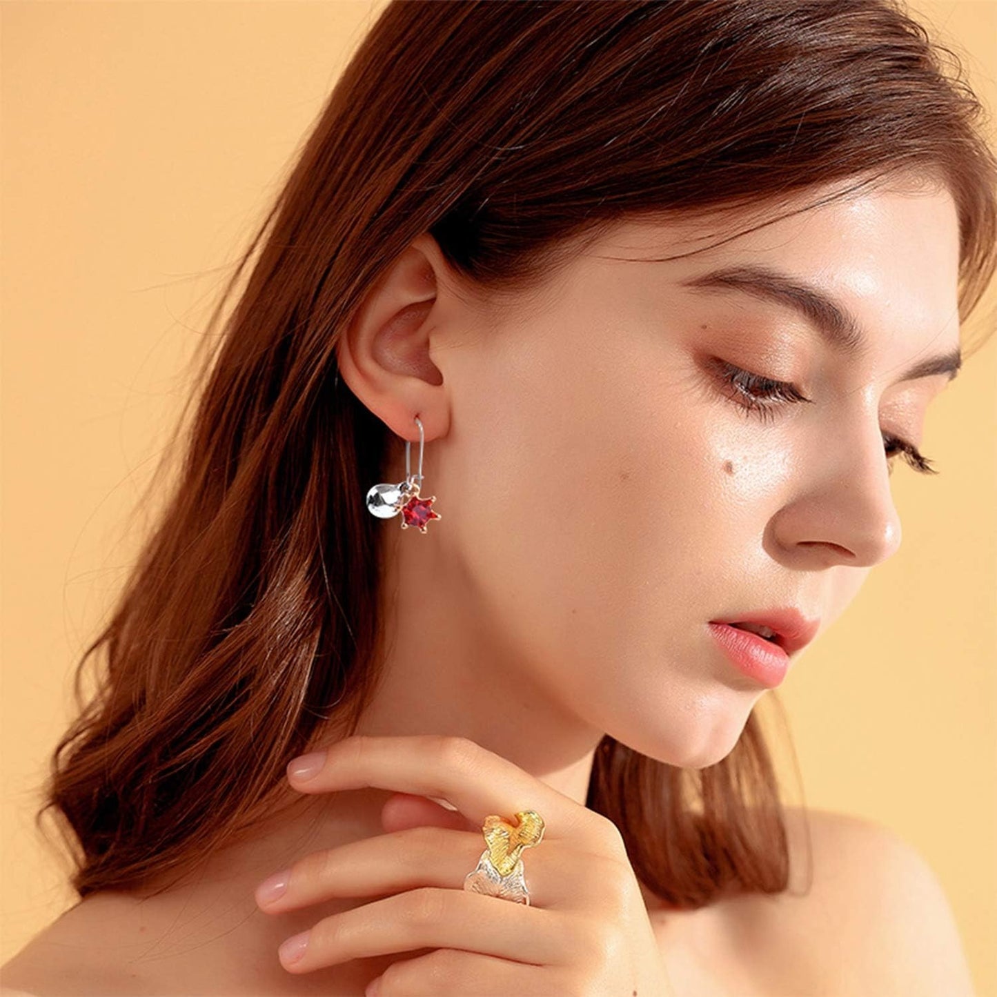 Earring Findings Bulk,100 Pieces Ear Wire Hooks Stainless Steel Hoop Earrings for Long Dangle Earrings Making