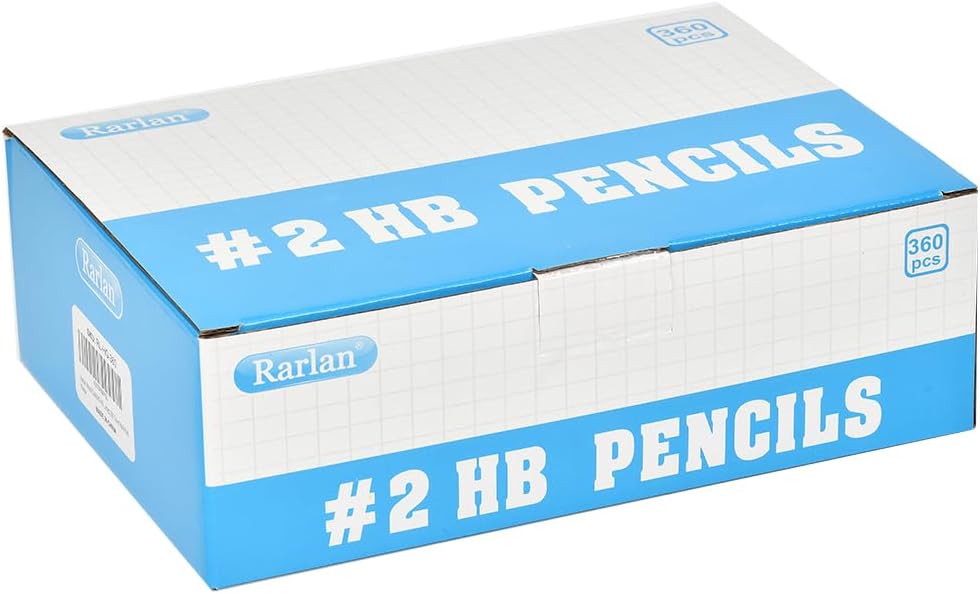 Aylifu  Wood-Cased #2 HB Pencils, Pre-sharpened, 360 Count Bulk Pack