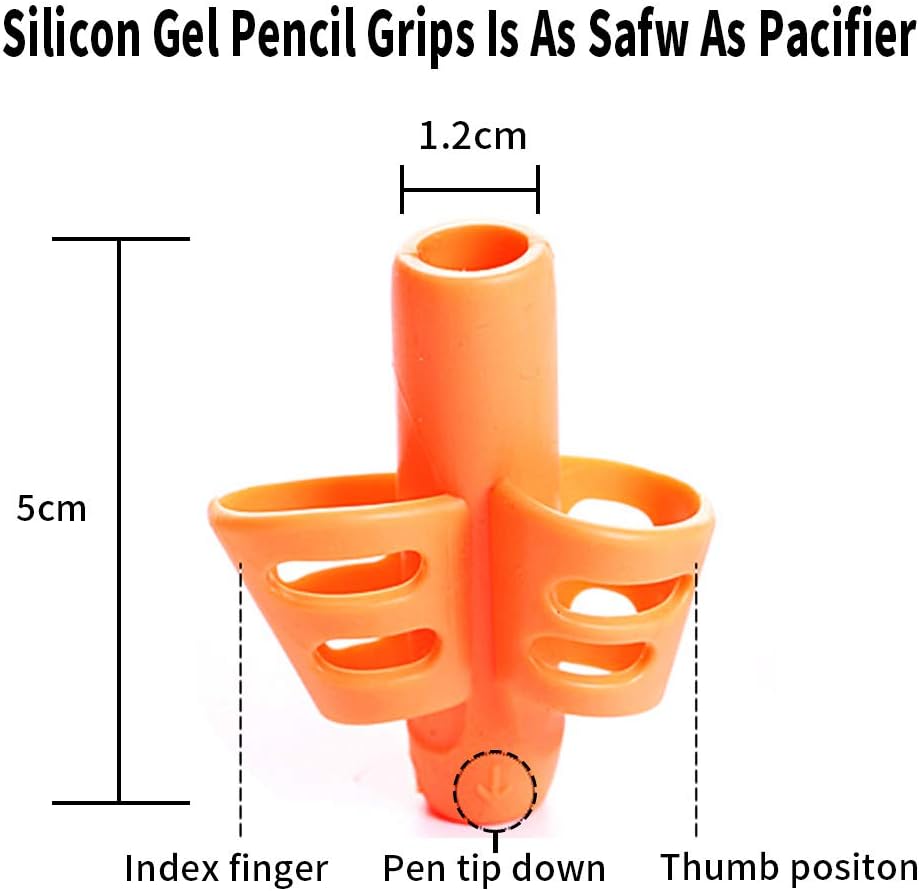 HENDEVL Pencil gripper kids/toddler handwriting aid tools for beginners,Pencil Holder for preschooler 2-4 Years learning to Write for Children's Training Pen Holding Posture Correction Tools(3 PACK)