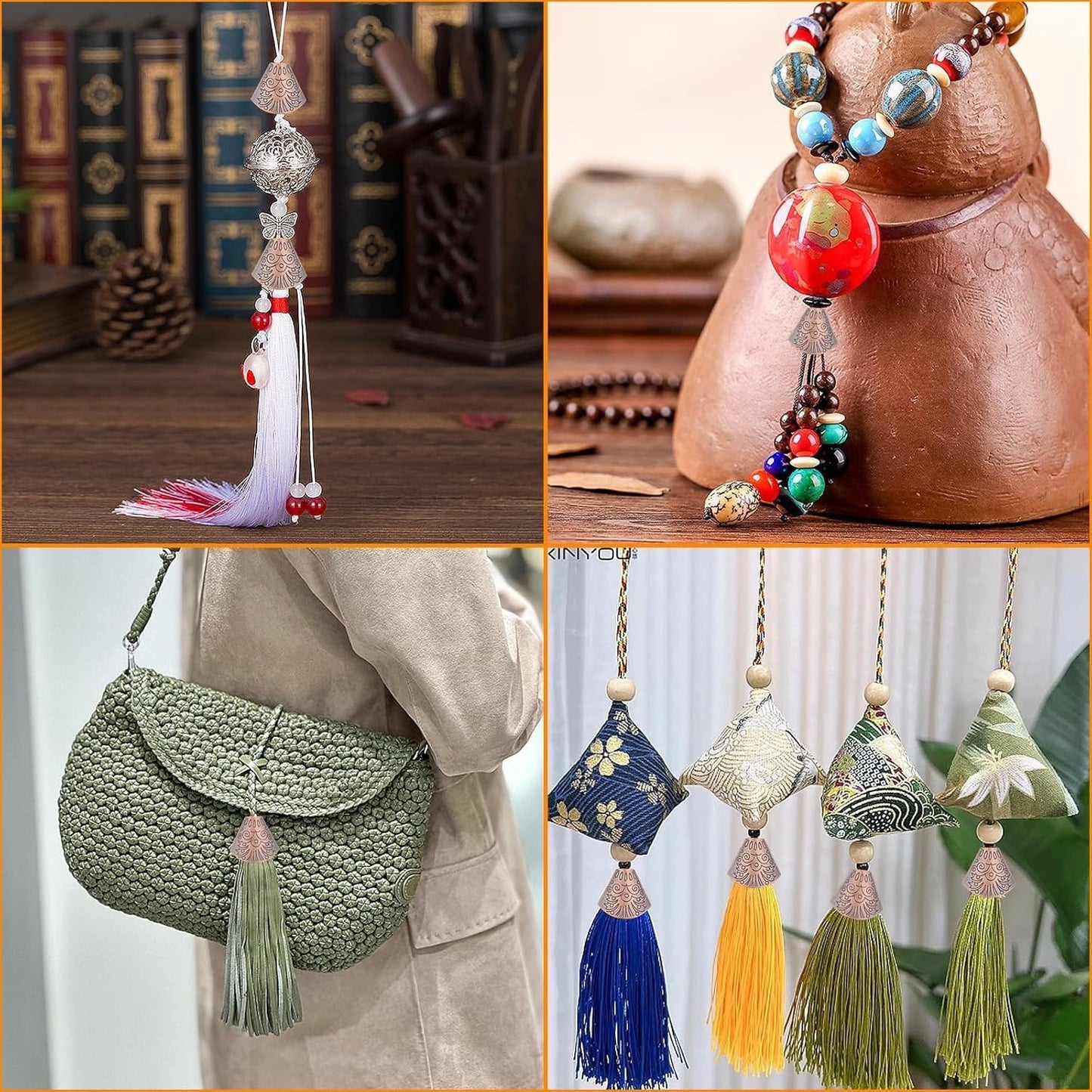 Bead Caps Making, 100pcs Tibetan Style Trumpet Bead Caps Antique Bead Cone Caps Alloy Bead End Caps Tassel End Cap for Bracelet Necklace Earring Jewelry Making Crafts