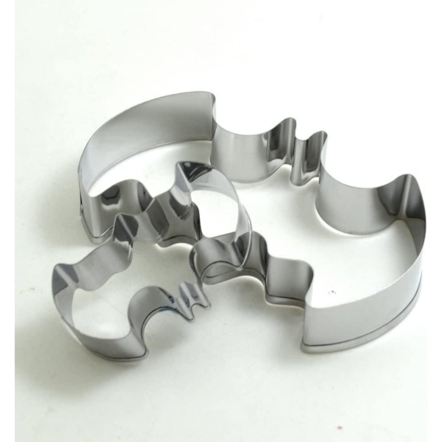 BronaGrand Cookie Cutters Set Stainless Steel Mold (Set of 2), Silver