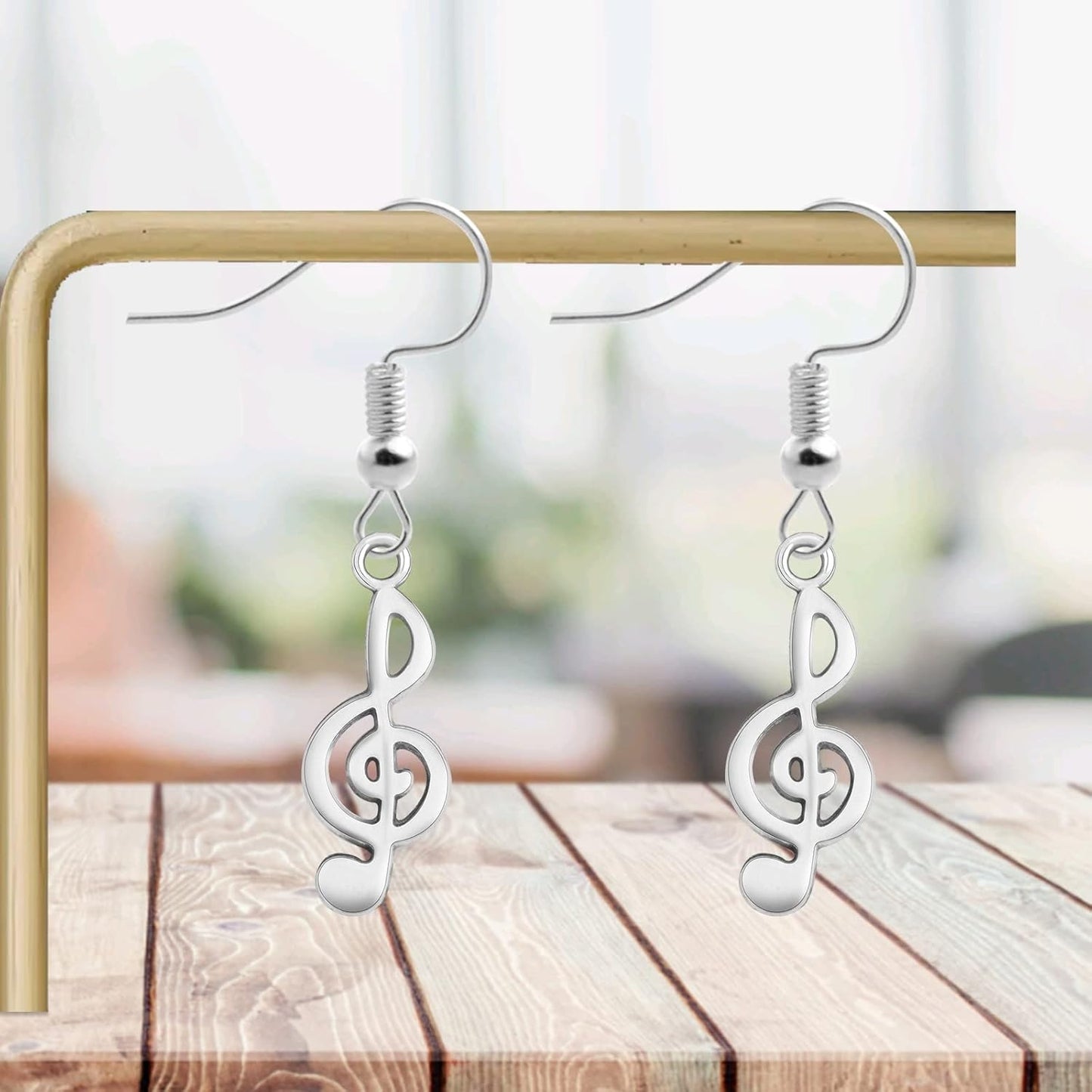 100pcs Antique Silver Musical Note Charms Vintage Alloy Music Symbol Pendants Elegant Chic Instrument Charms for DIY Jewelry Making Findings Art Craft Supplies