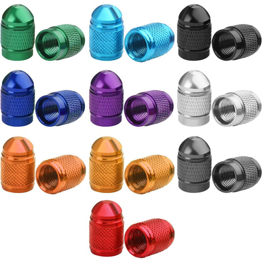 Universal Valve Caps,20pcs Tyre Valve Caps Multicolor Valve Stem Caps Dustproof Covers for Car Motorbike Bicycle,10 Colors