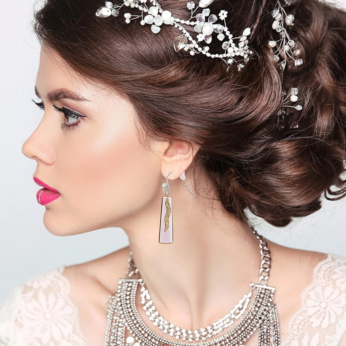 50pcs Stainless Steel French Earring Hooks Hypo-allergenic Ear Wires Ball Fish Hooks with 50pcs Clear Bullet Earring Backs for DIY Dangle Earrings Jewelry Making