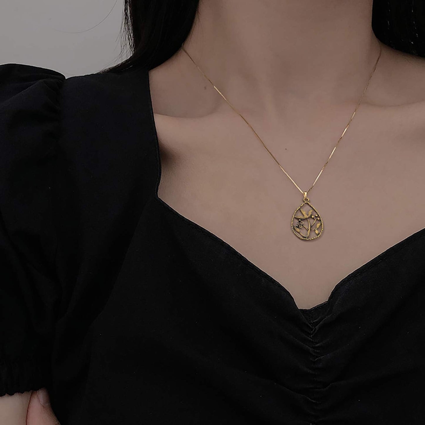 Tree of Life Charms,100 Gram Craft Supplies Antique Bronze Tree of Life Pendants Mixed Tibetan Tree Beads Charms Jewelry Findings for DIY Necklace Bracelet Earring