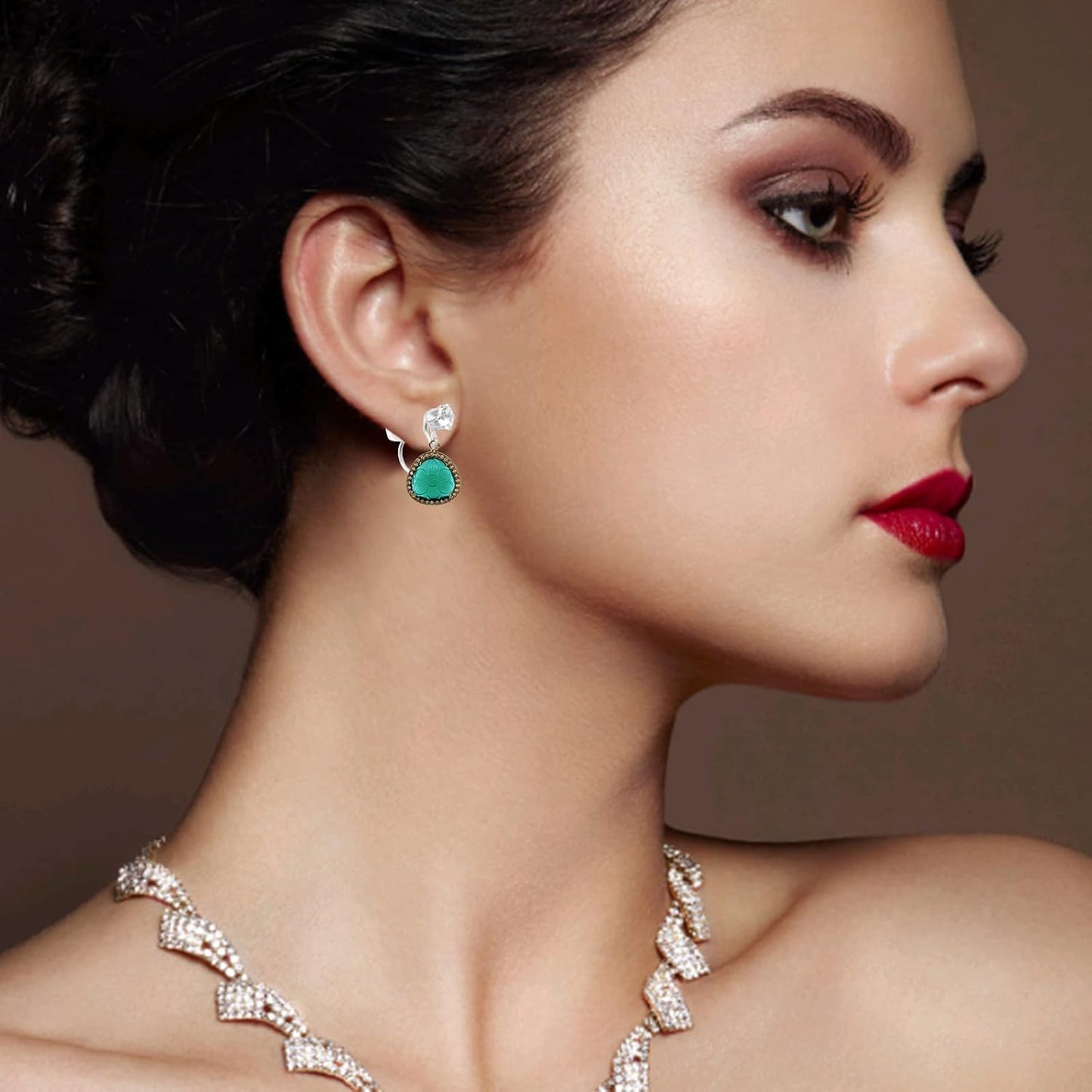 12pcs Brass Clip-on Earring Converters Mosquito Incense Shape Earring Clips with Cubic Zirconia and 12pcs Painless Earring Pads for Non-Pierced Ears DIY Jewelry Making, 3 Colors