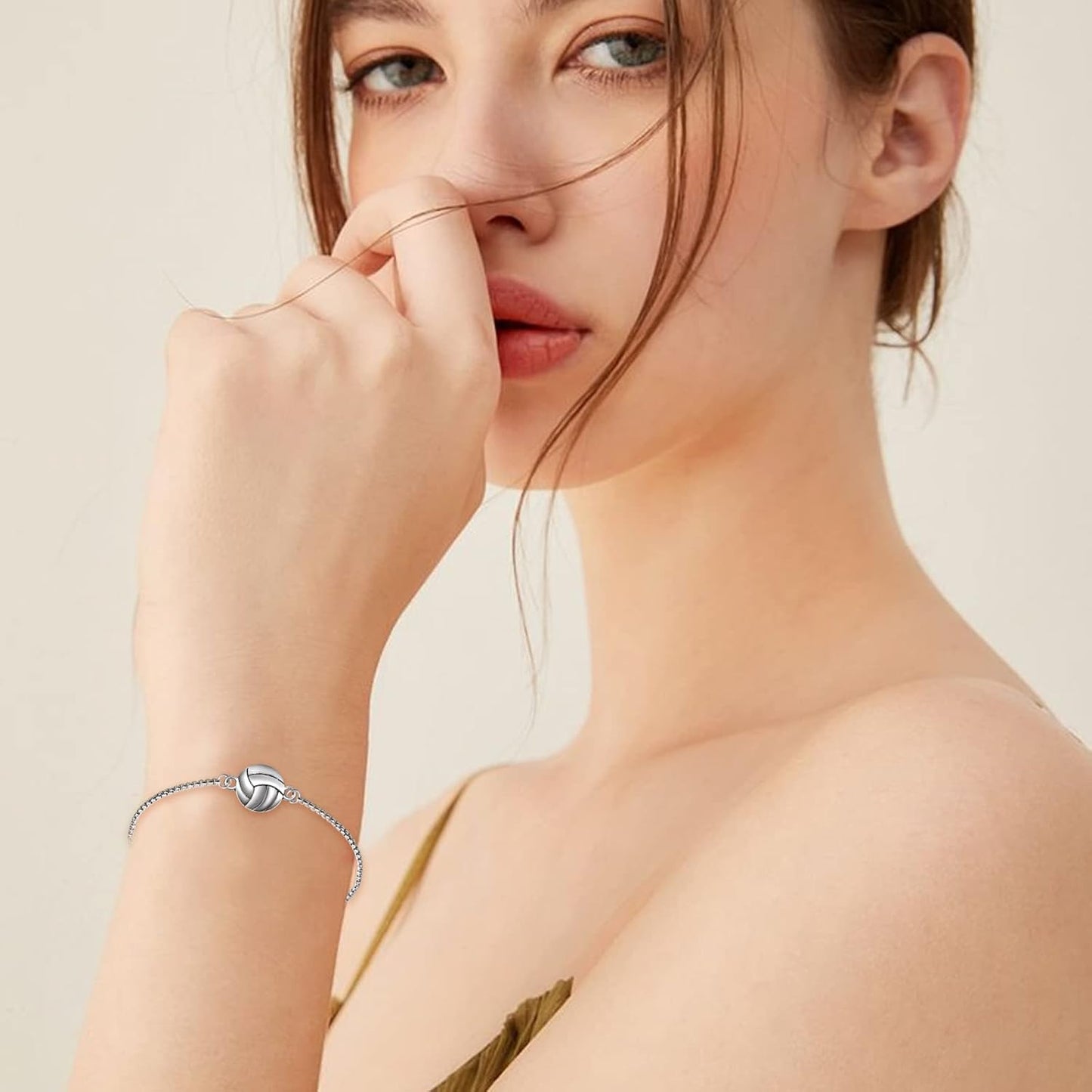 5 Pieces 116 mm Stainless Steel Adjustable Slider Bracelets Hypoallergenic Slider Bracelet Extender Chains with Ball Ends for Women Girls Semi Finished DIY Jewelry Making