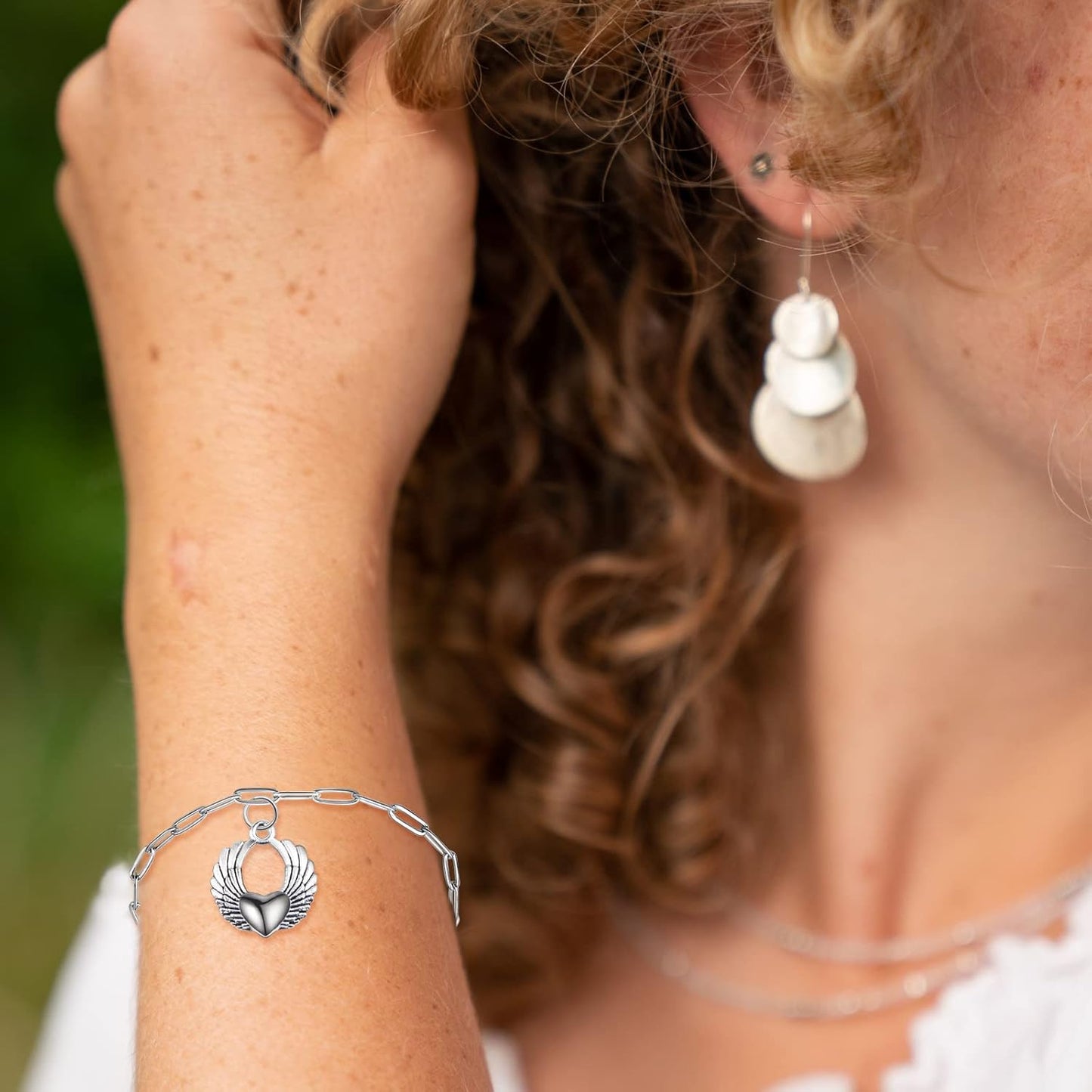 6pcs Adjustable Paperclip Link Chain Bracelets Stainless Steel Paper Clips Necklace Bracelet with Lobster Clasps for Women Jewelry Birthday Christmas Party Gifts