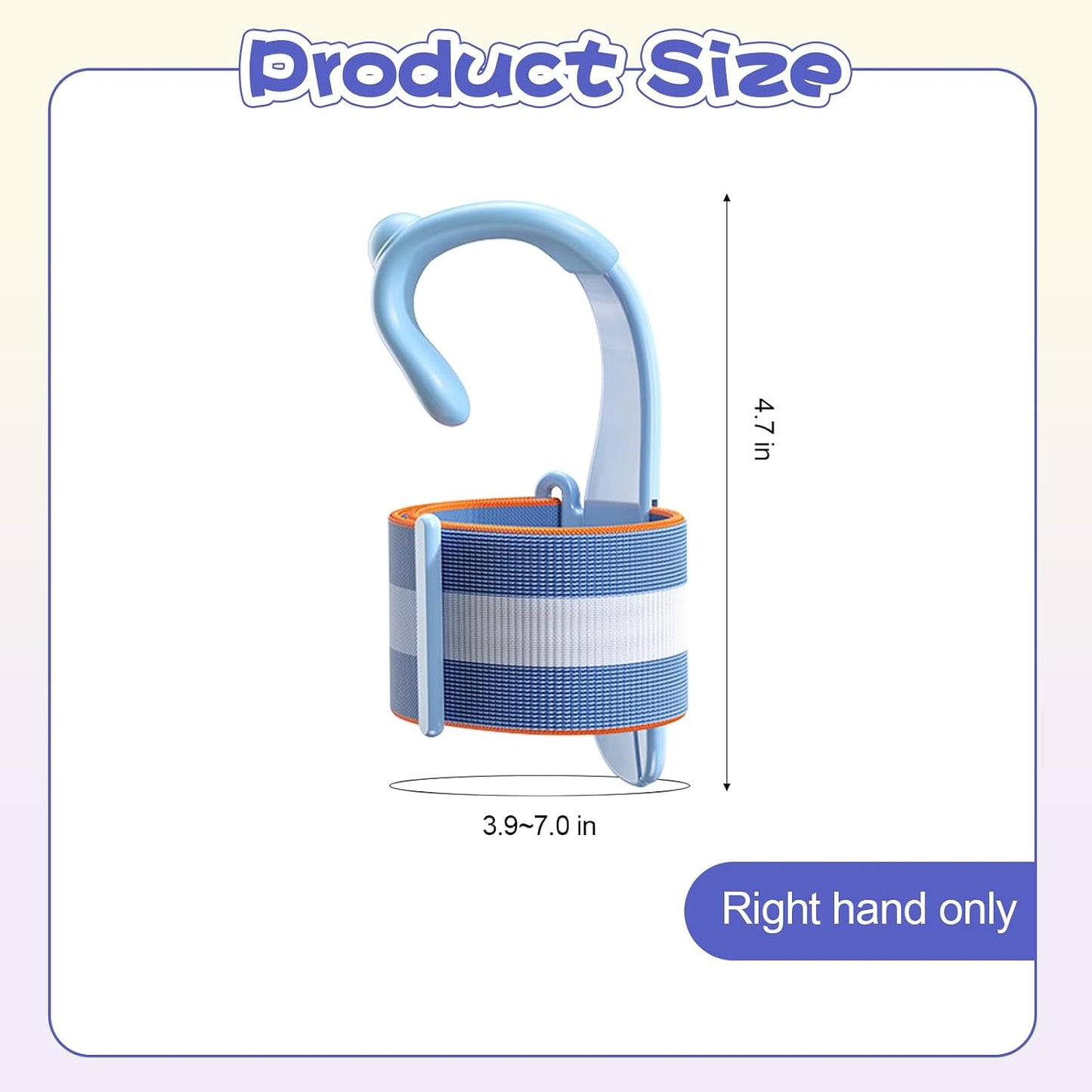 Aylifu Pencil Grips for Kids Handwriting, Soft Flexible Pencil Grips, Ergonomic Writing Aid with Adjustable Wrist Support and Finger Position Trainer for Home Writing Practice