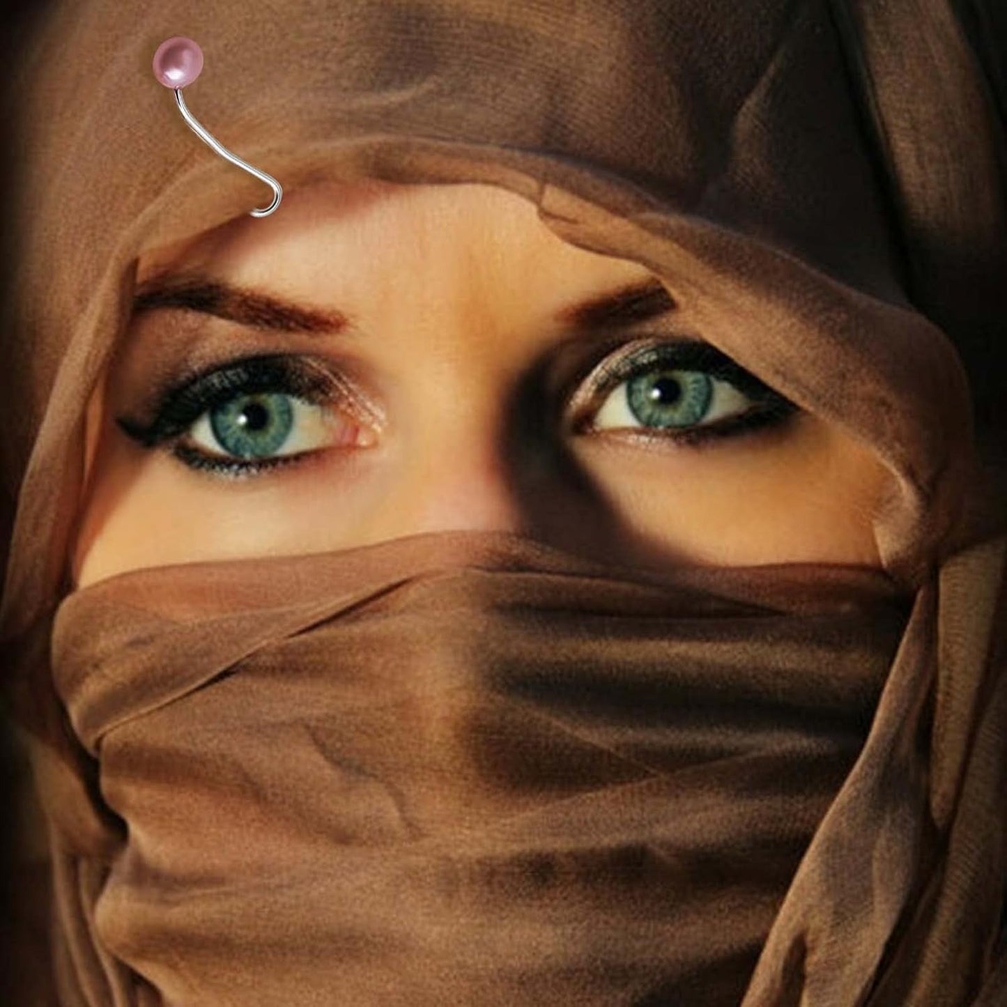 24pcs Colorful Faux Pearl Scarf Clips Cute Headscarf Shawl Scarf Muslim Hijab Clips U Shaped Lapel Brooch Pin Clips for Sweater Cardigan Clothing Jeans Hat Bag Ornaments