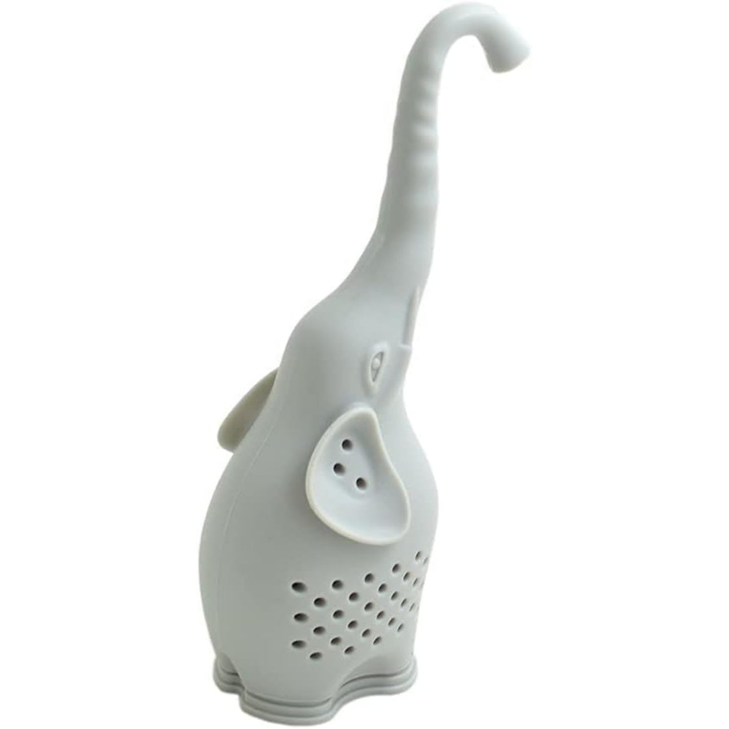 BronaGrand 1PCS Silicone Tea Infuser Creative Elephant Tea Strainer (Grey)