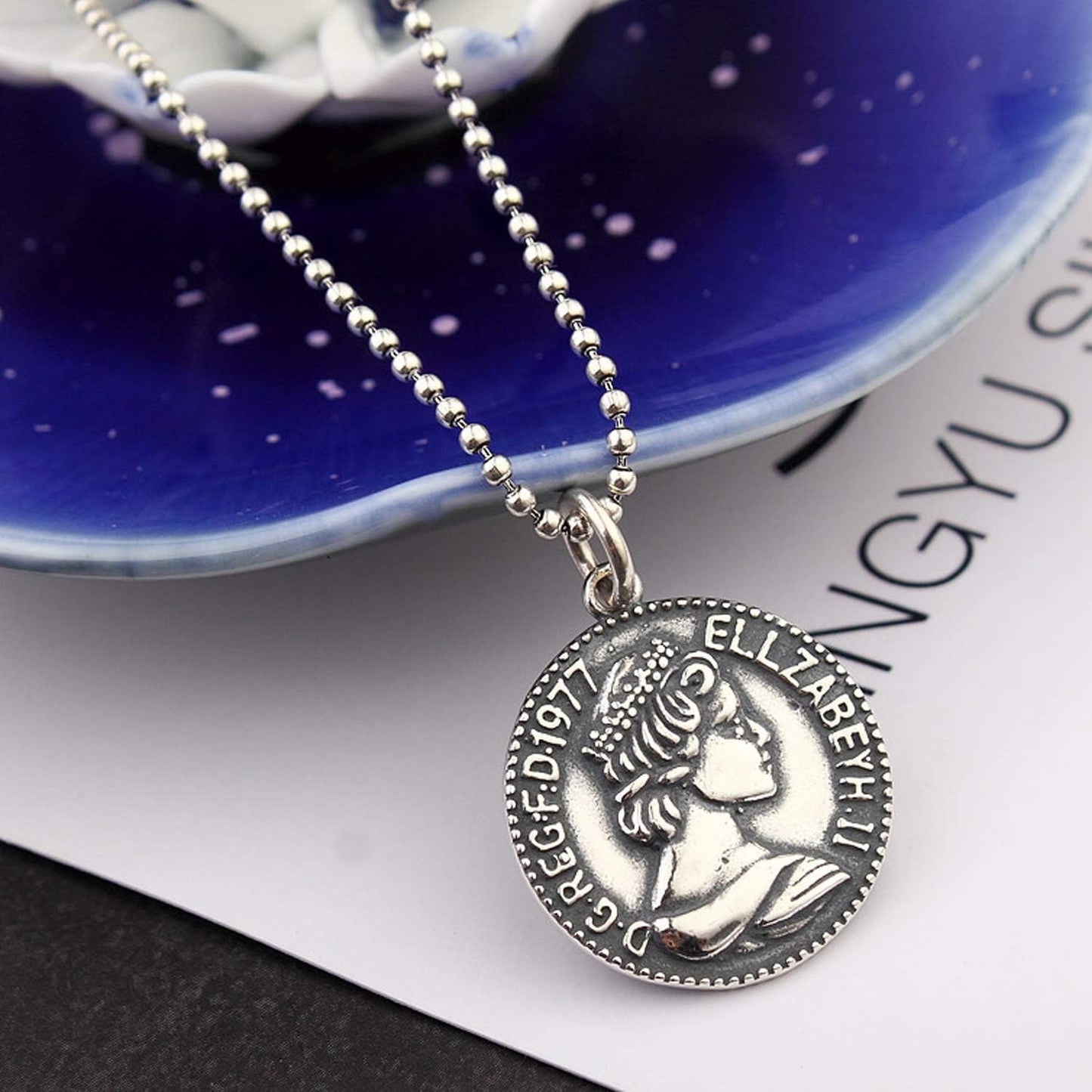 1pcs 4.5mm Beaded Pull Chain Extension with Connector,4m Beaded Roller Chain with 20pcs Matching Connectors,Silver