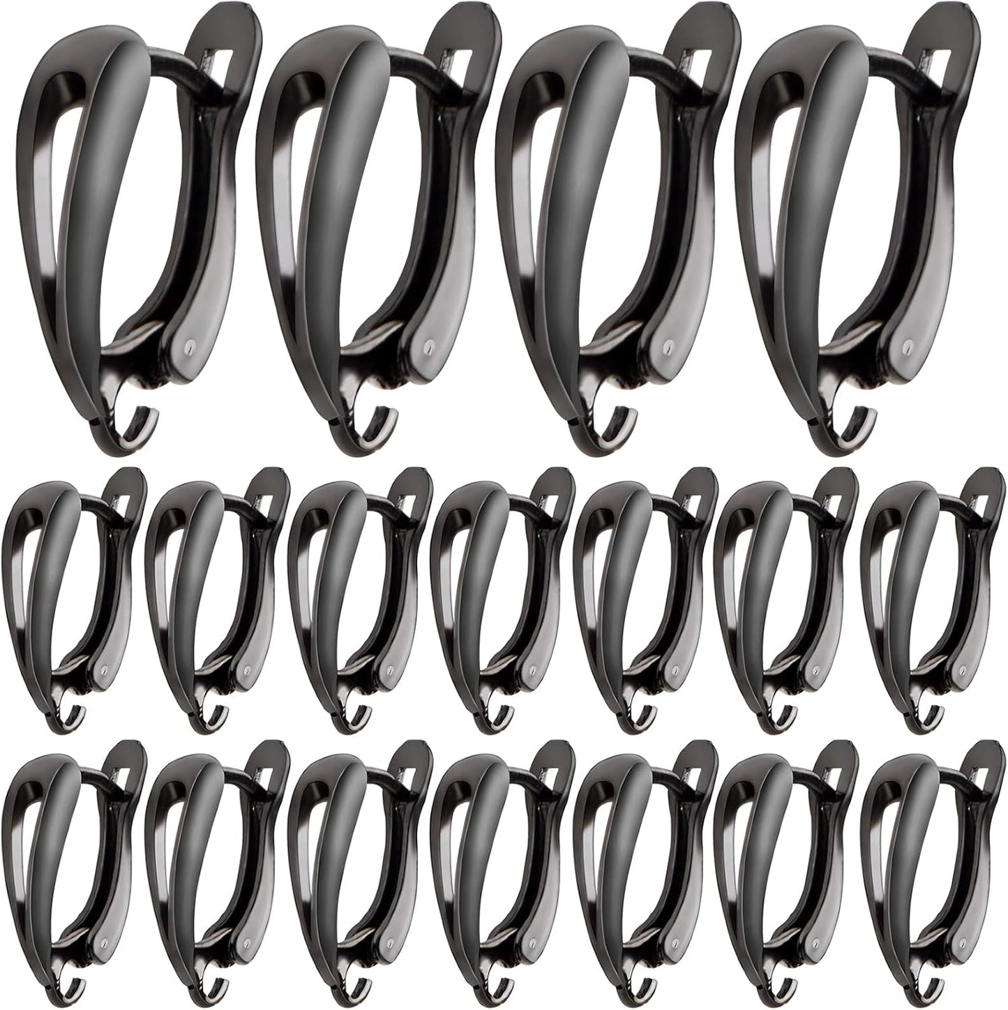 20pcs 5 Colors Round French Earring Hooks Hypoallergenic Brass Leverback Ear Wire Hooks with Open Loop for DIY Dangle Earrings Jewelry Making Christmas Party Anniversary Favor
