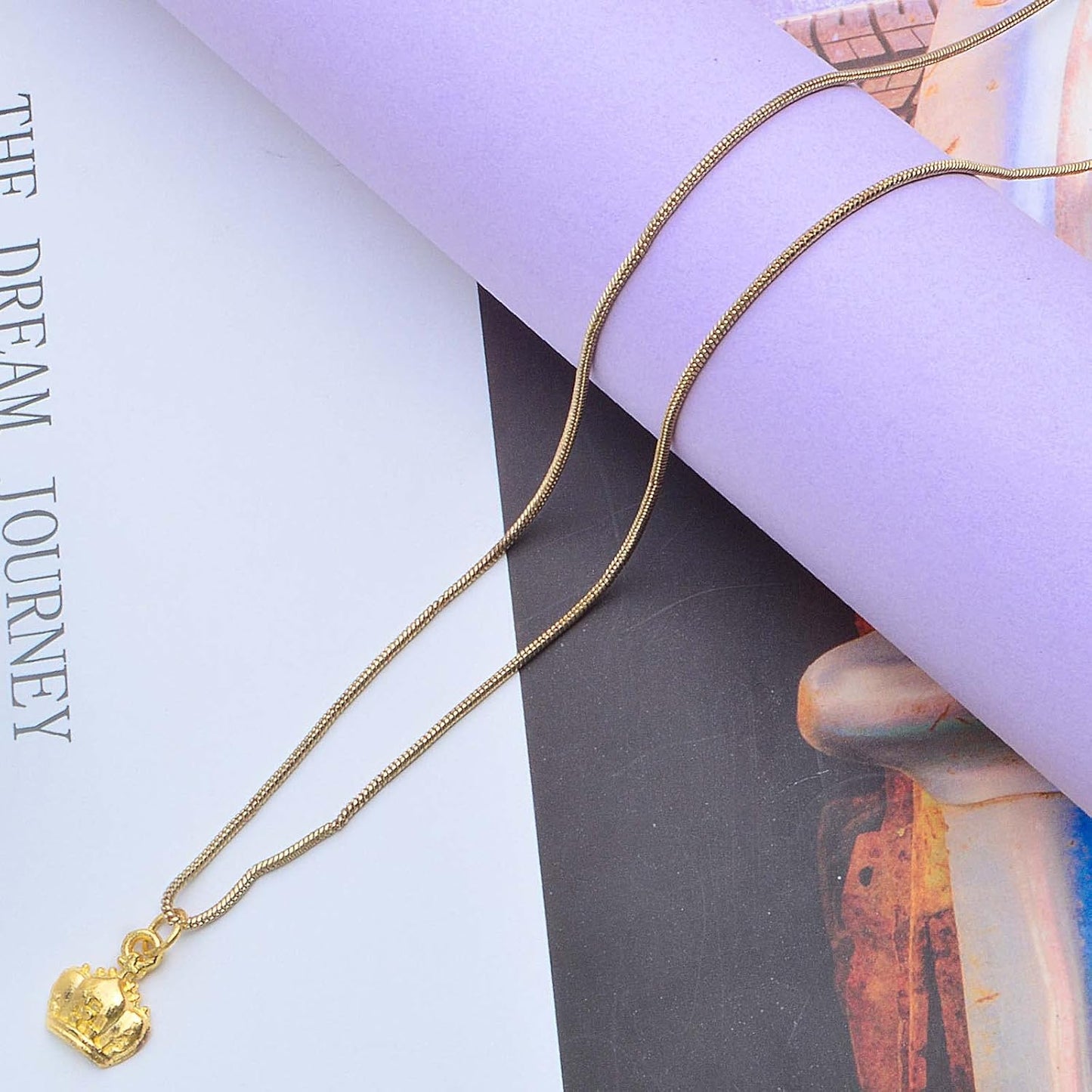 50pcs Golden Plated Crown Shape Charms Tibetan Alloy Cute Crown Pendants Vintage Dangle Charms Craft Supplies for DIY Bracelet Necklace Earrings Jewelry Making Findings