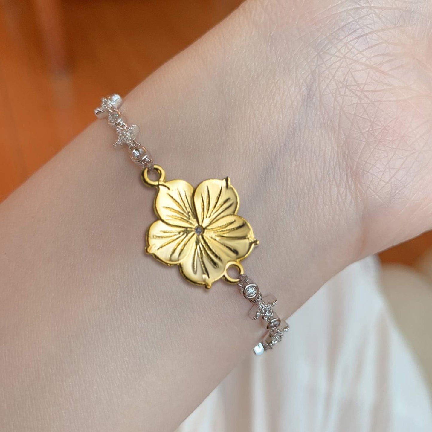 Jewelry Connectors, 100 Gram Tibetan Style Mixed Flower Shape Pendants Metal Beads Link Charms for DIY Earring Necklace Jewelry Making